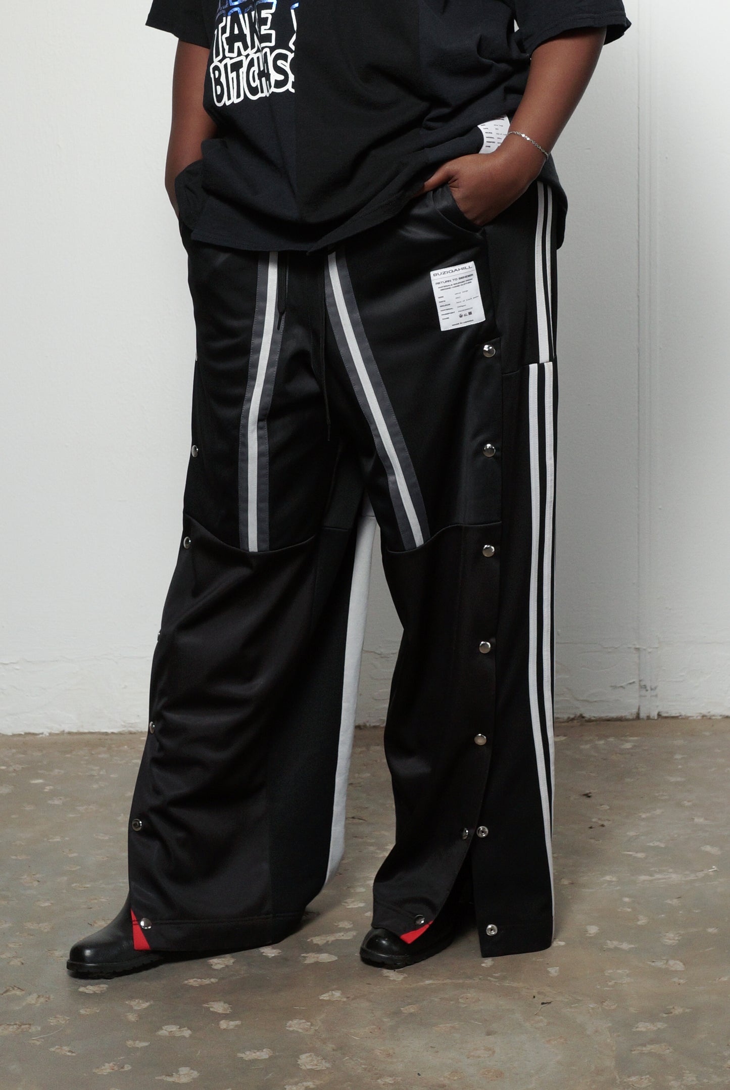 Adeknino Snap Track Pants