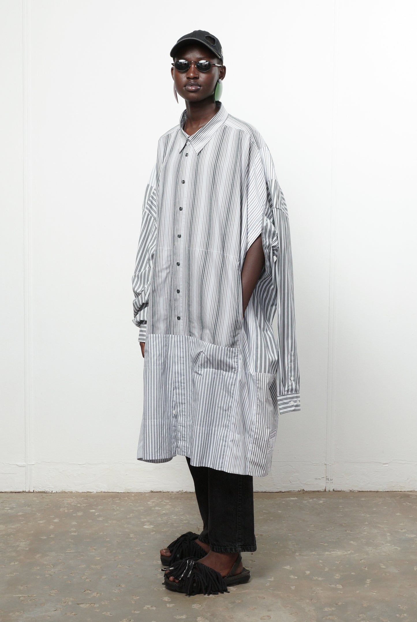 Alokolum Maxi Shirt Dress