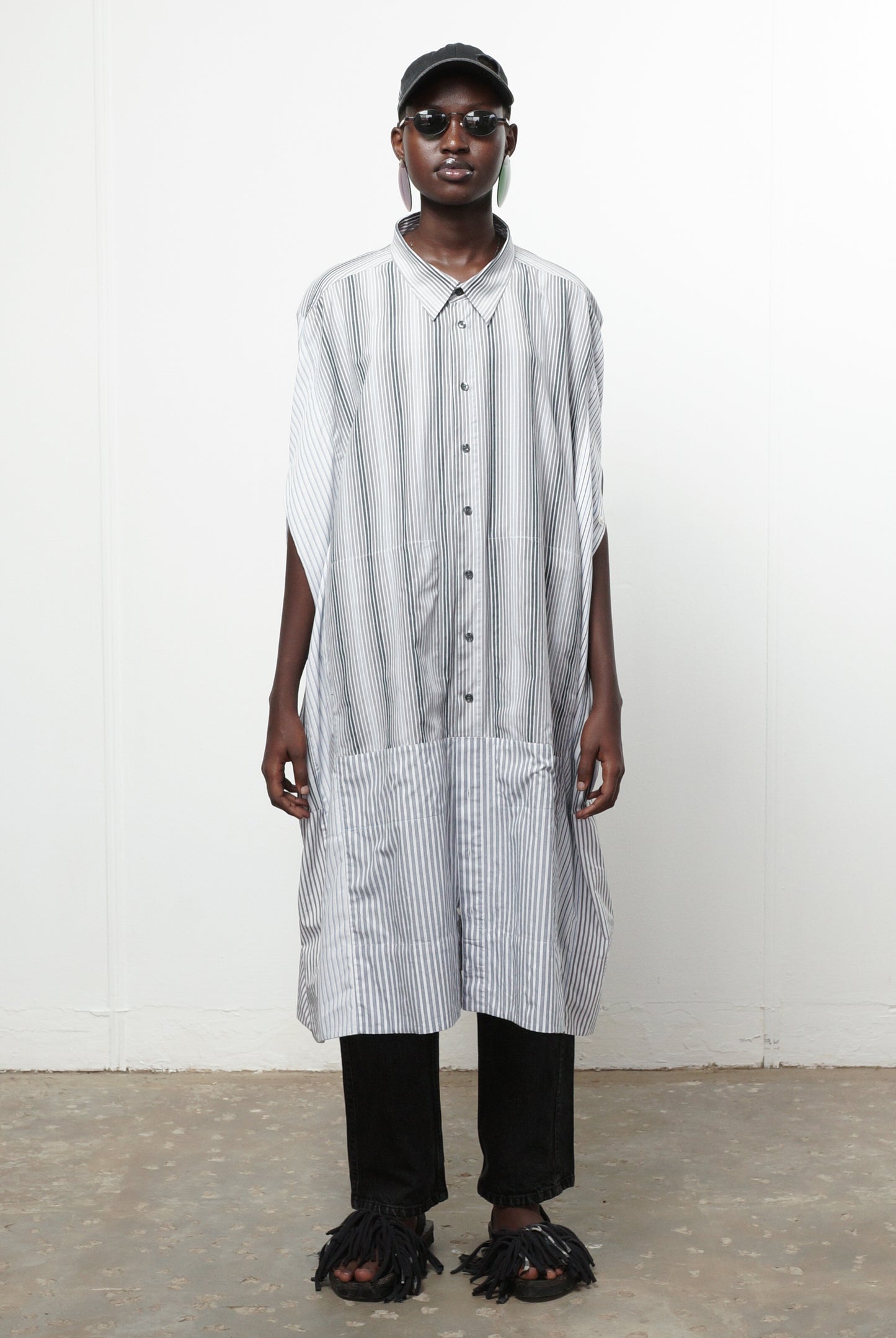 Alokolum Maxi Shirt Dress