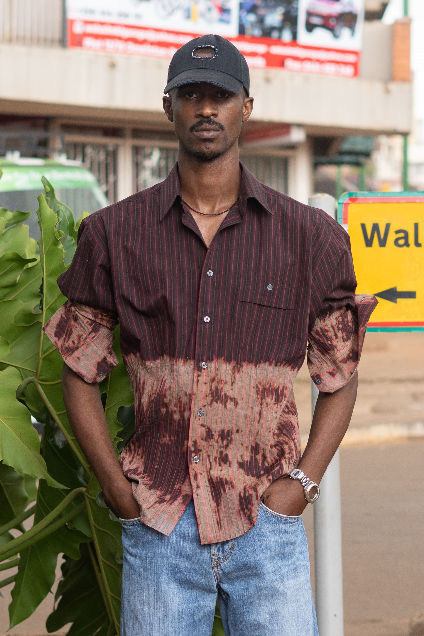 BLEACHED HALF-TUCK SHIRTS