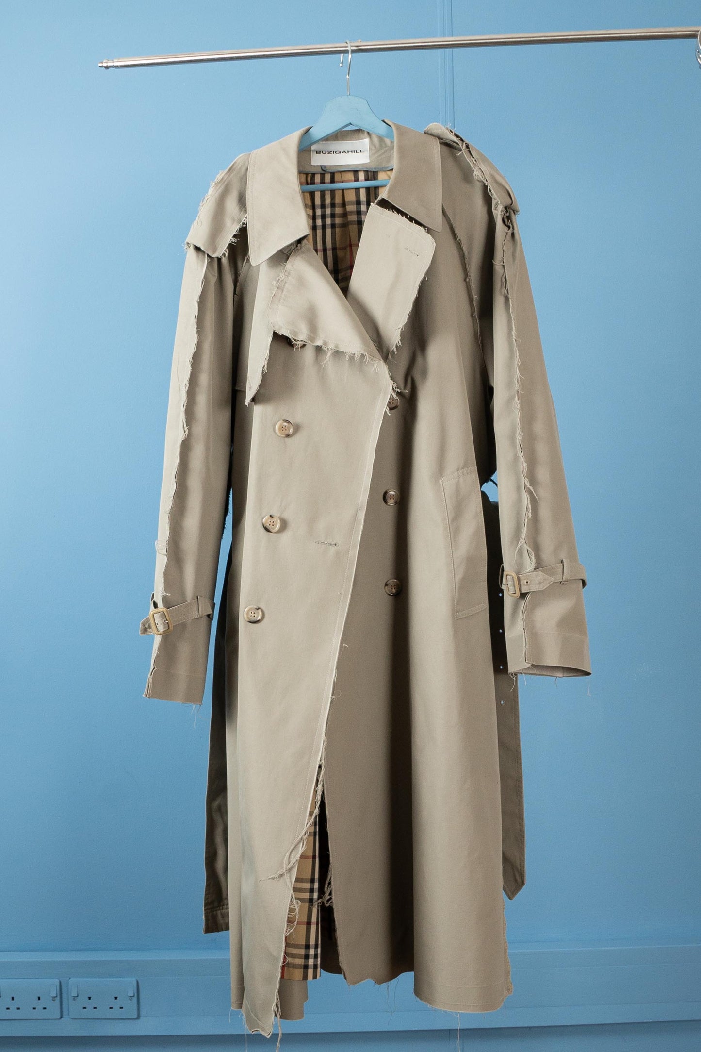 REVERSED TRENCH COATS