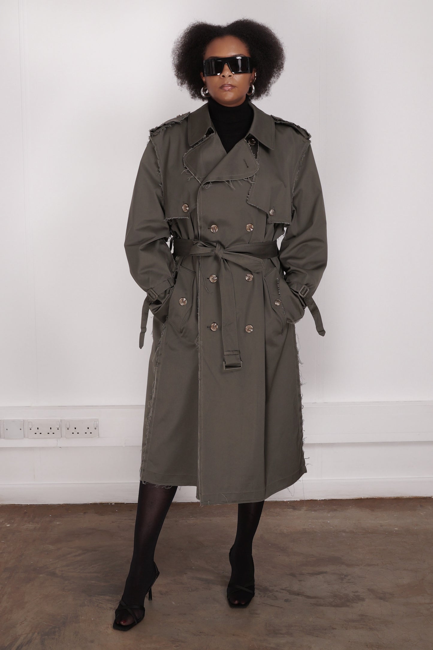 REVERSED TRENCH COATS