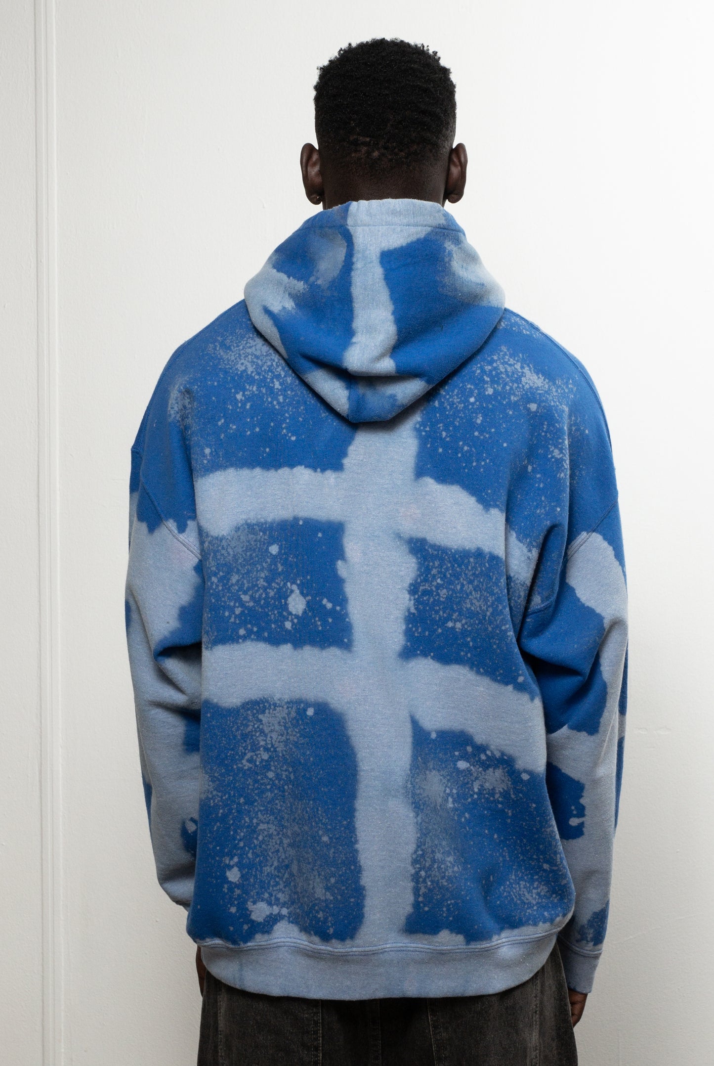Busiabala Bleached Triangle Insert Hoodie