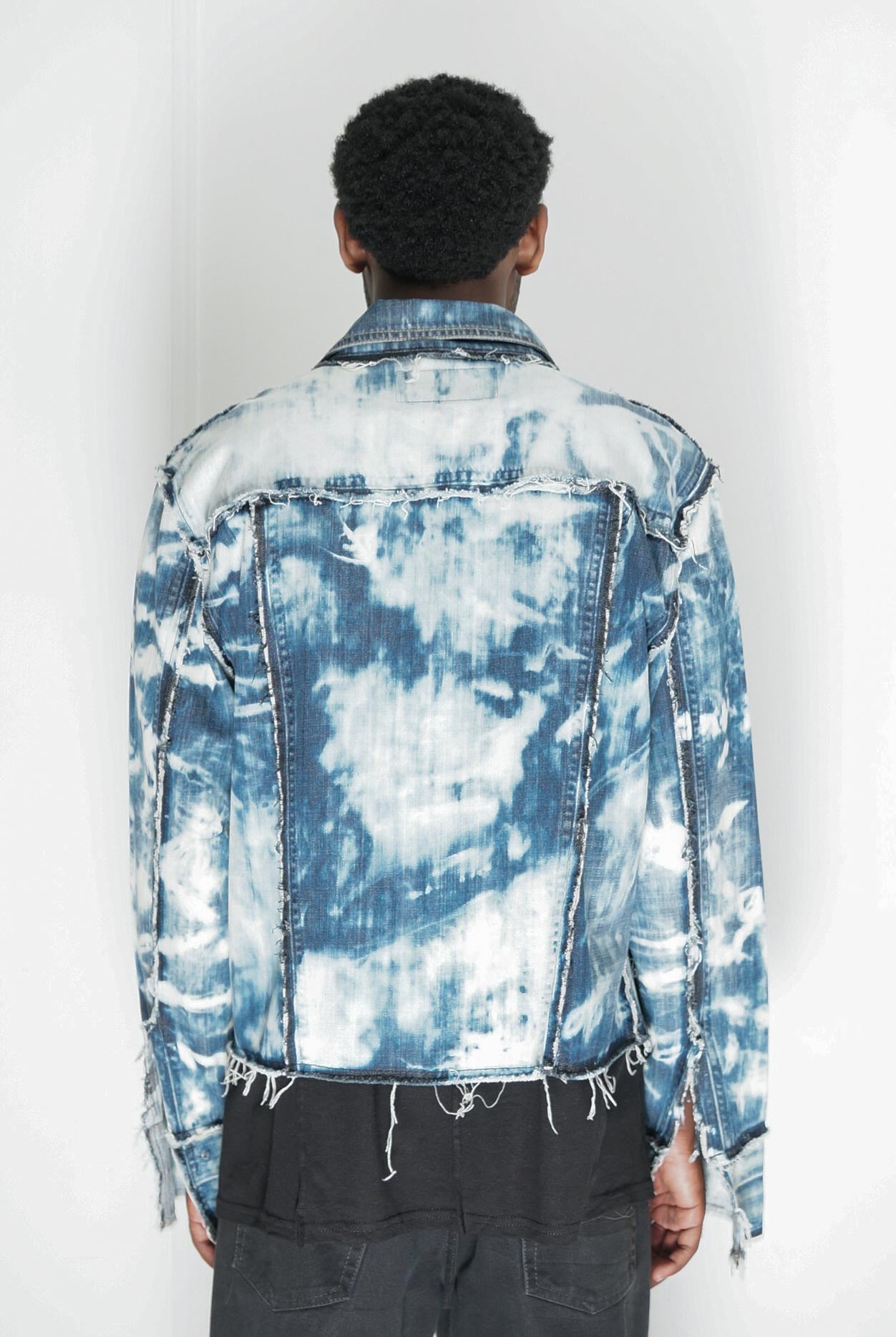 REVERSED BLEACHED DENIM JACKETS