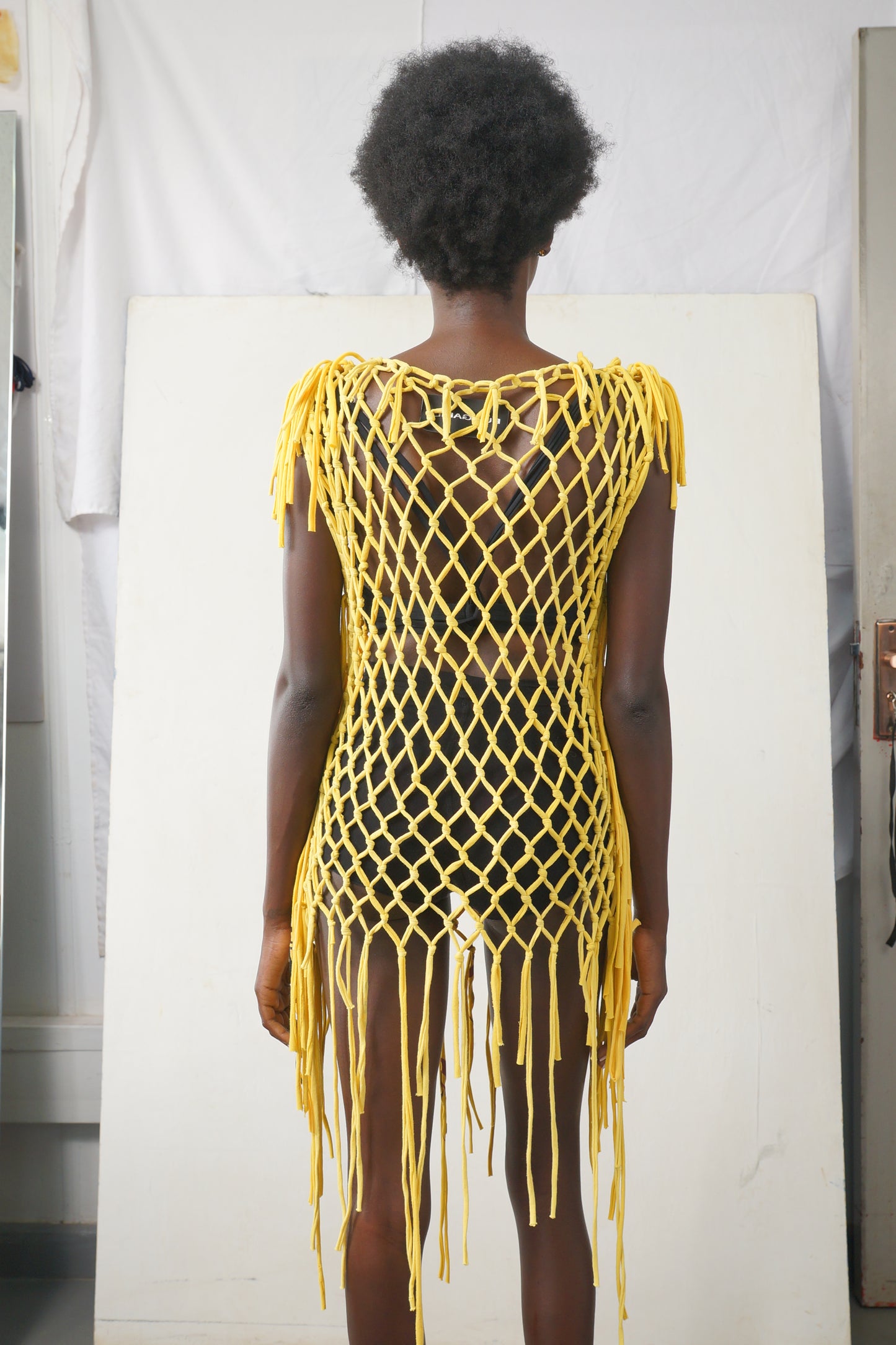 FRINGED CHAINLINK DRESSES