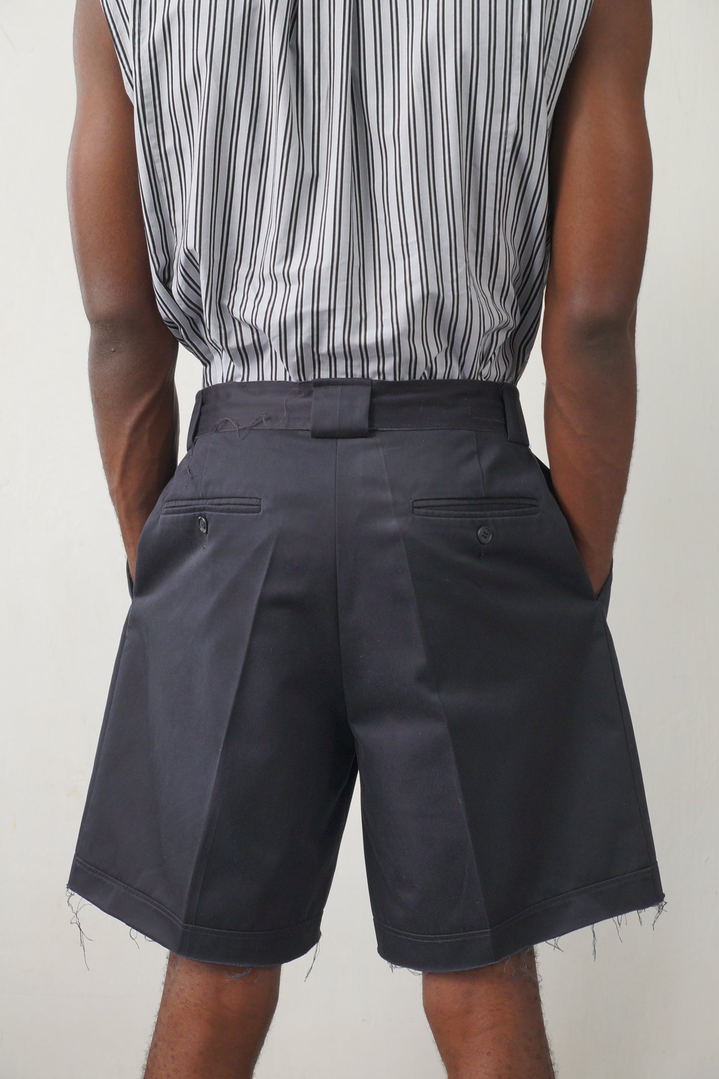 PLEATED CHINO SHORTS RTS13-2