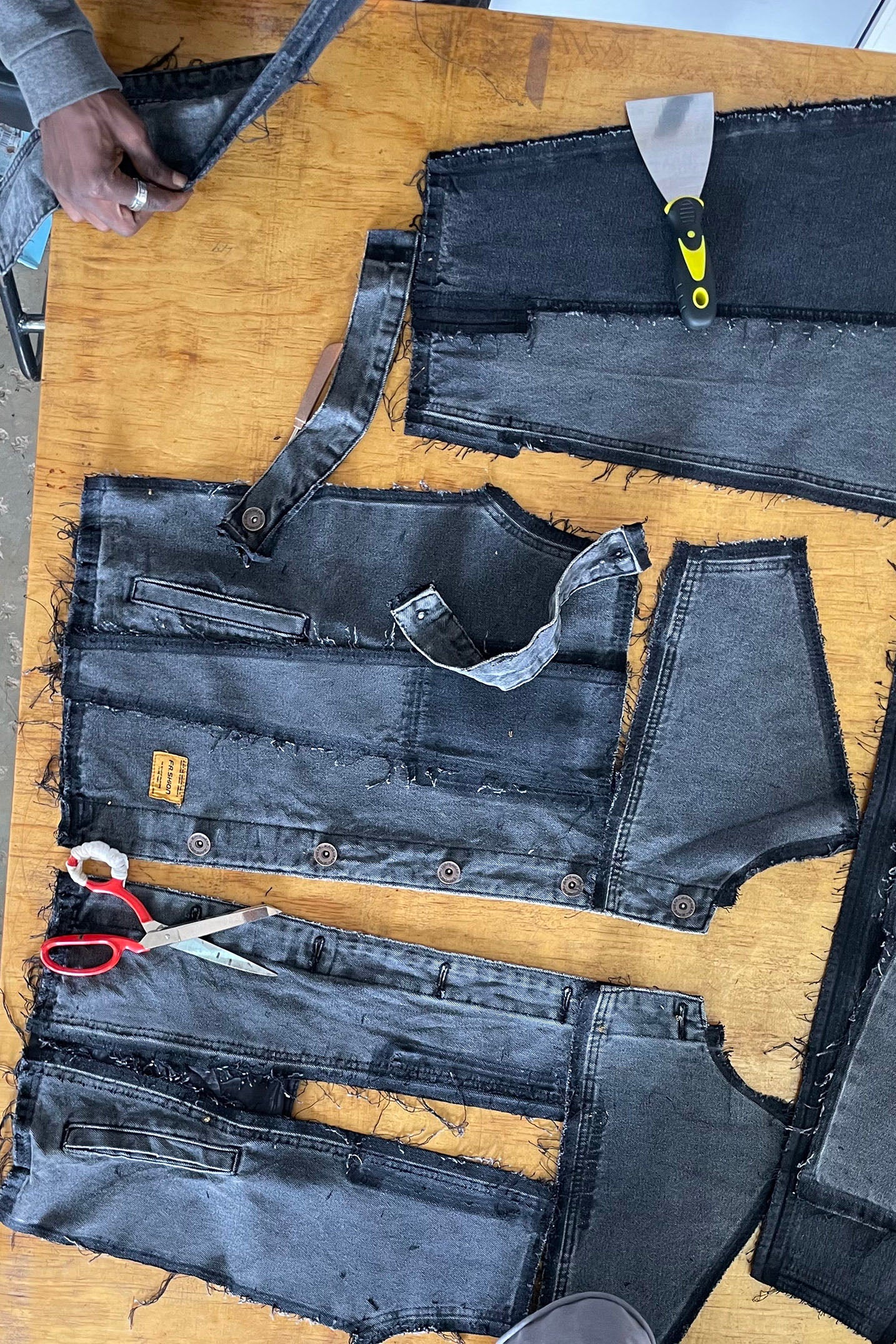 REVERSED DENIM JACKETS