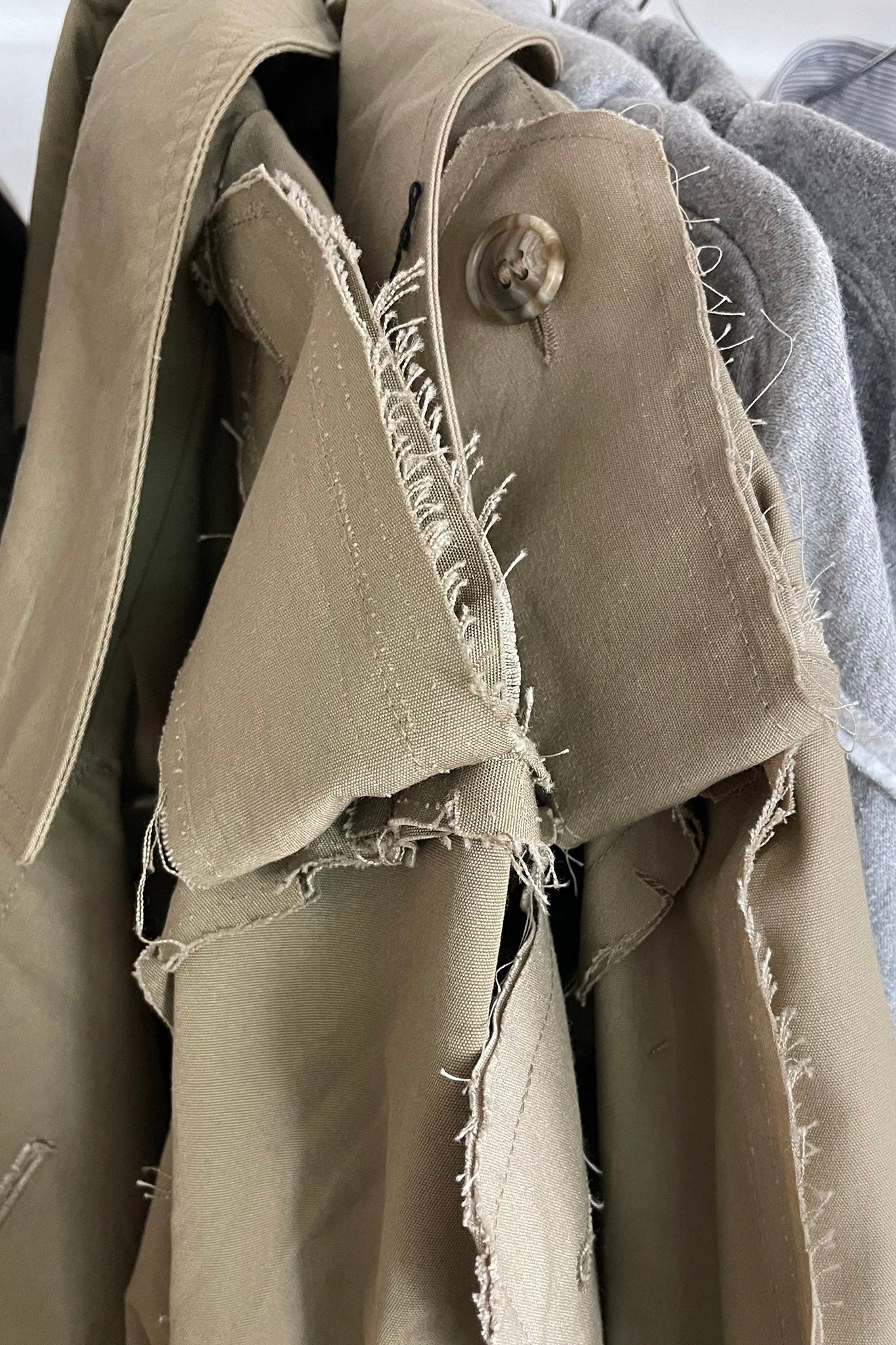 REVERSED TRENCH COATS