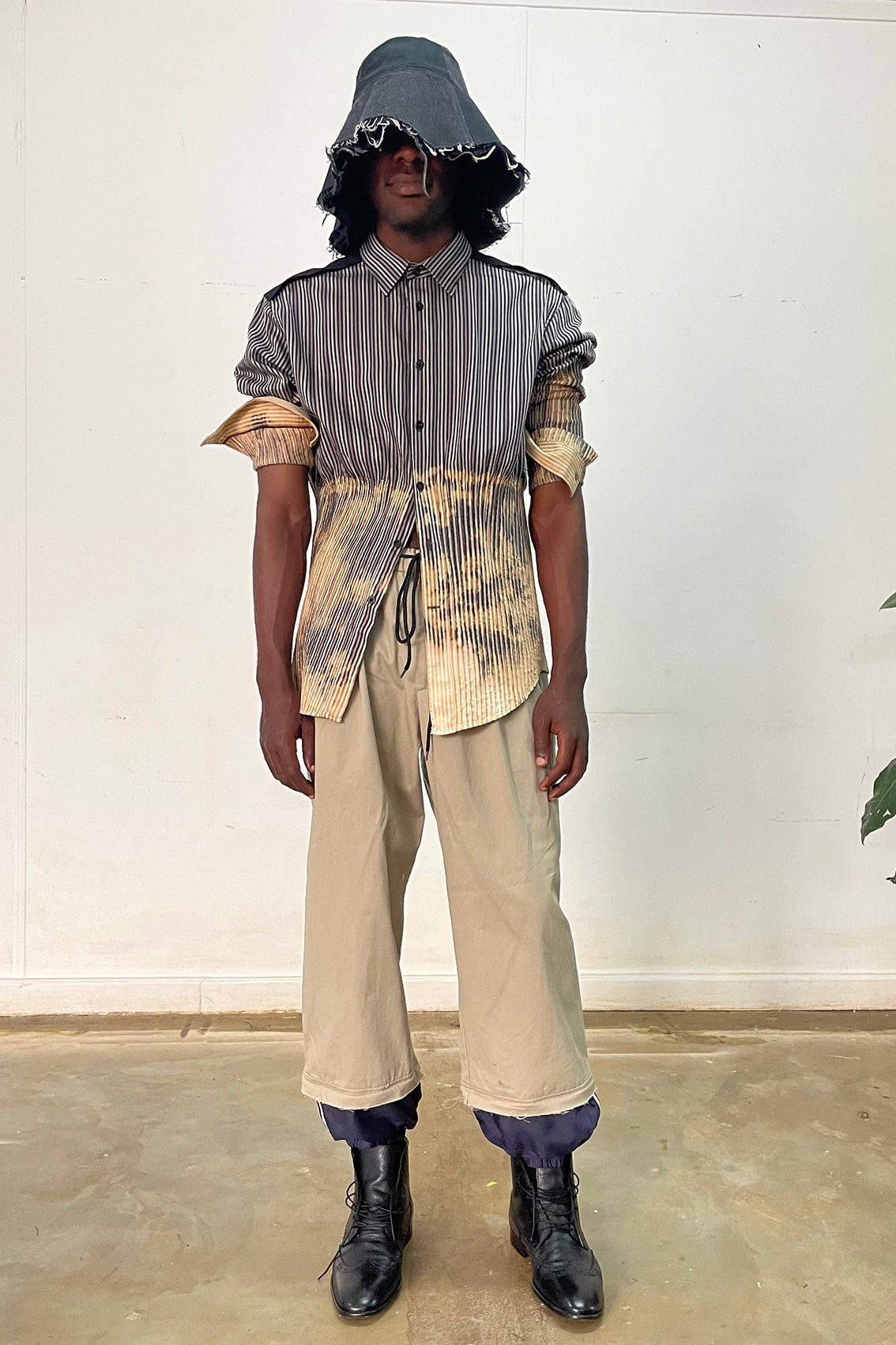 BLEACHED HALF-TUCK SHIRTS
