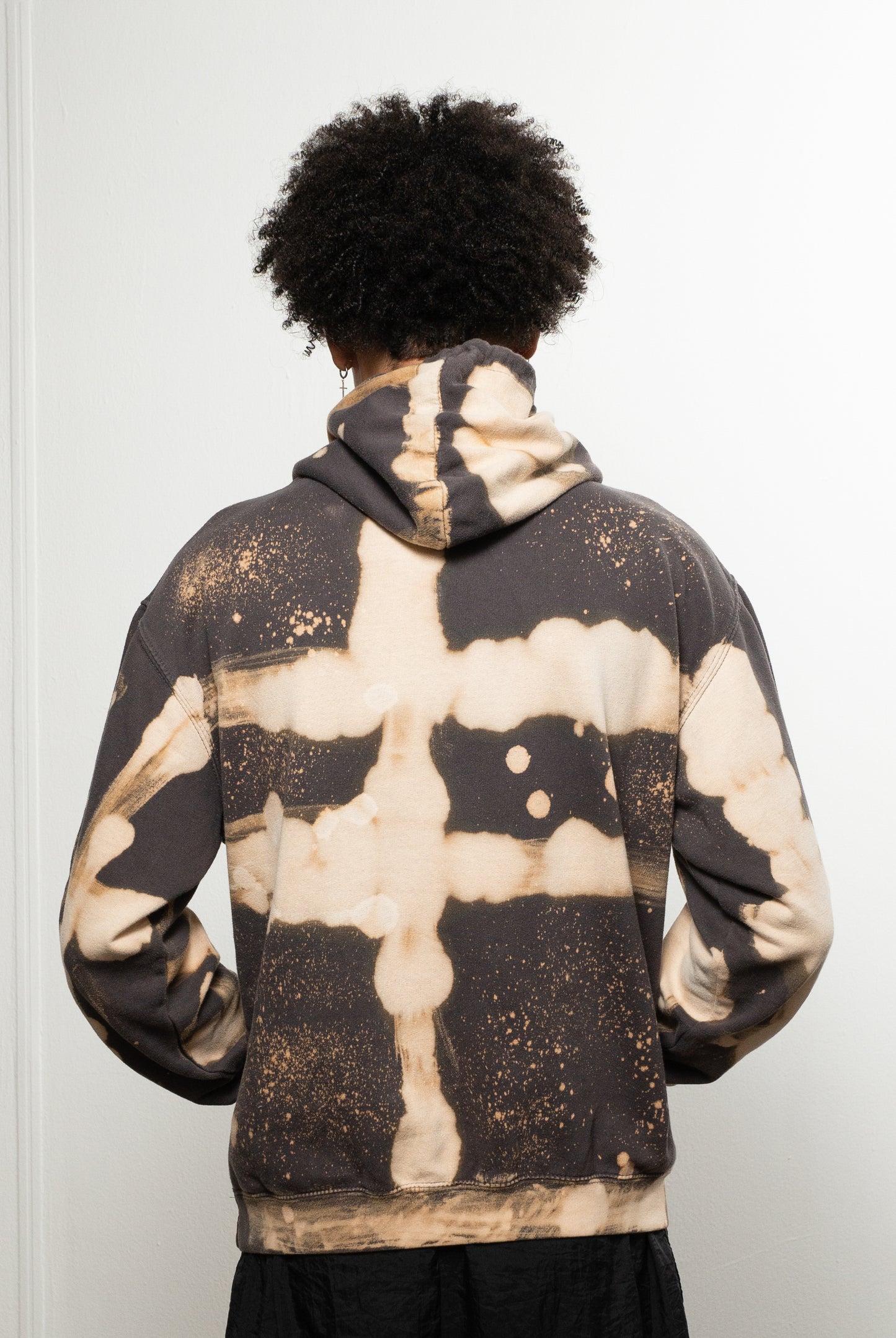 Jinja Bleached Triangle Insert Hoodie
