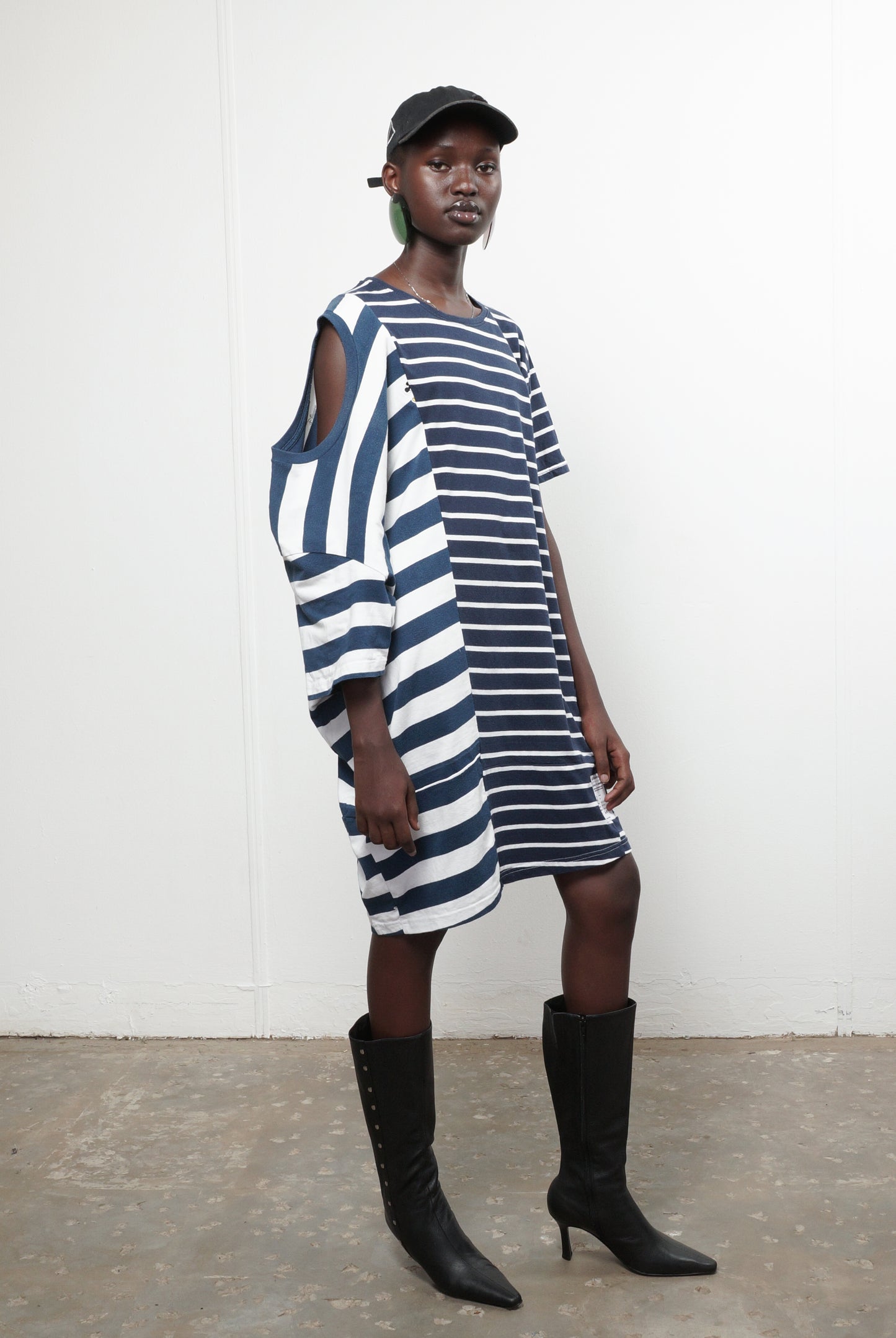 Kal-Umu Double Neck T-shirt Dress