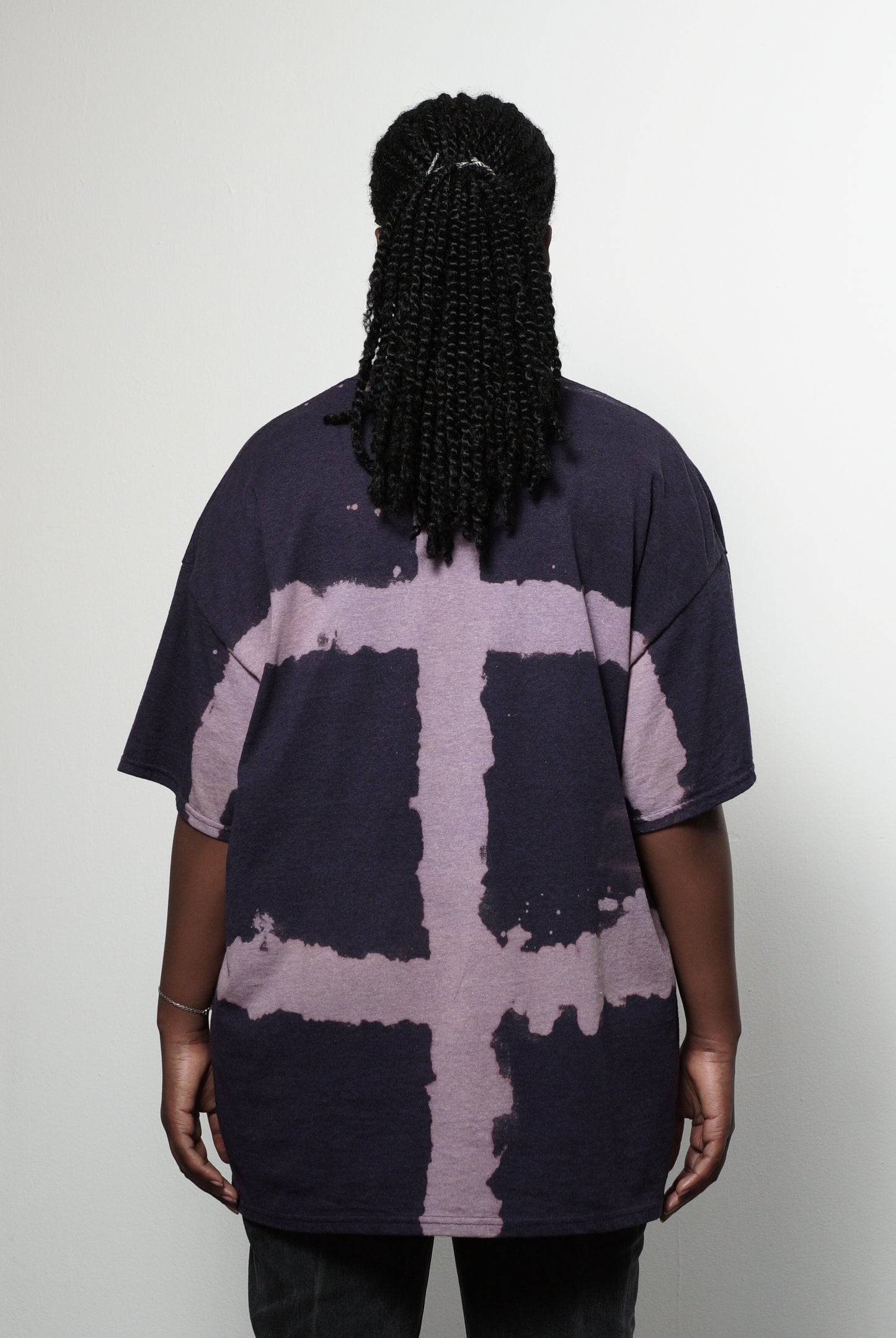 Mawuki Bleached Print T-shirt