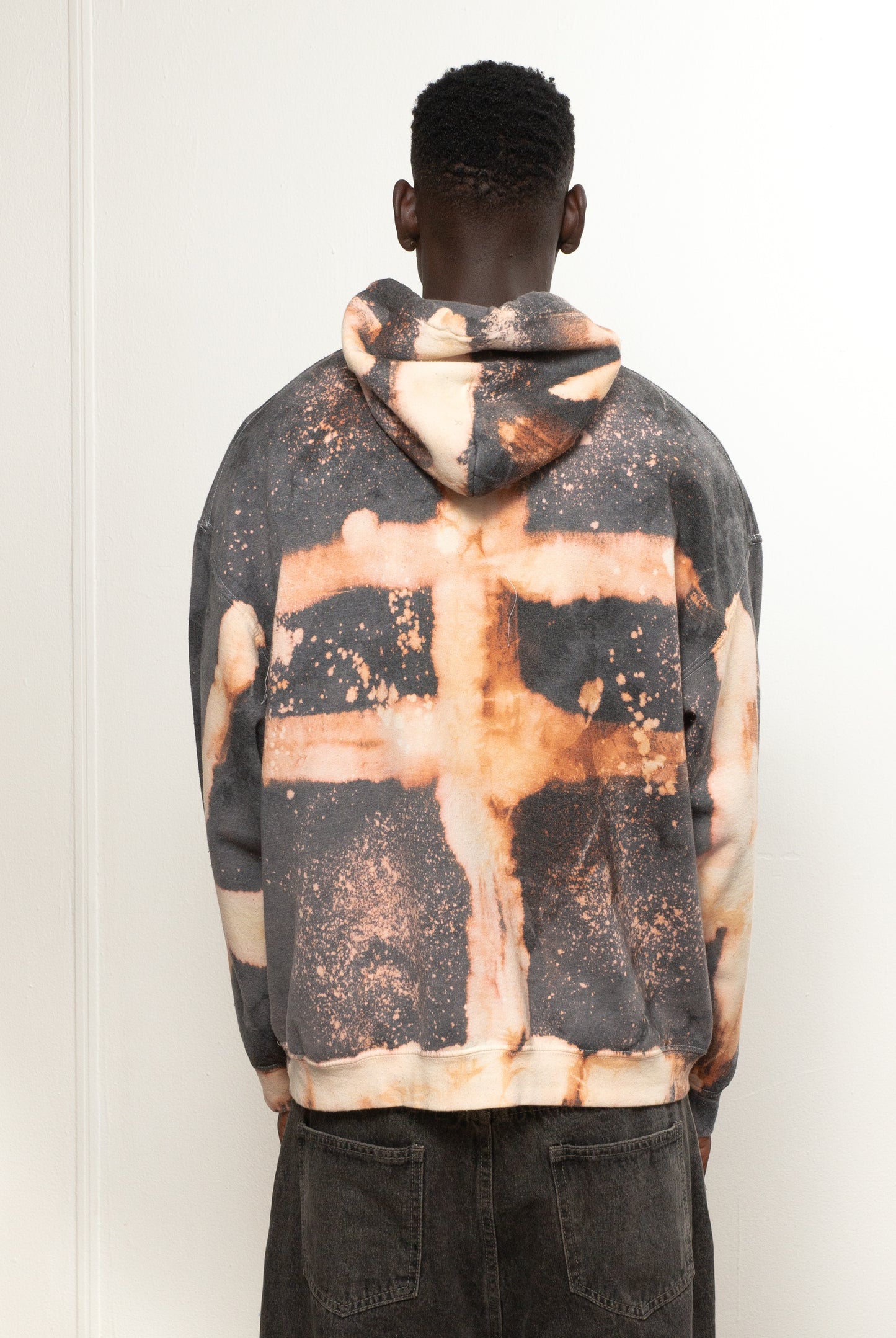 Nagabita Bleached Triangle Insert Hoodie