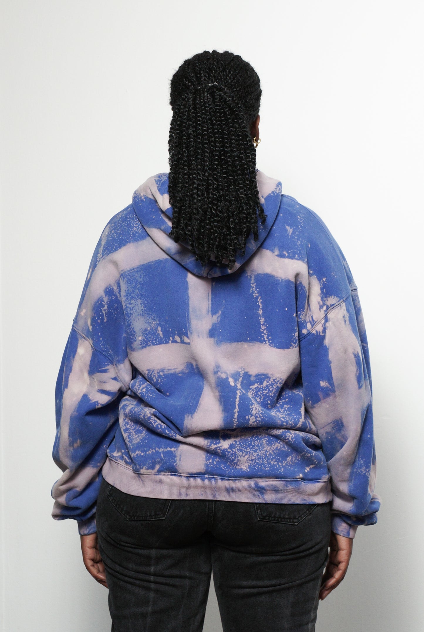Nakwasi Bleached Triangle Insert Hoodie