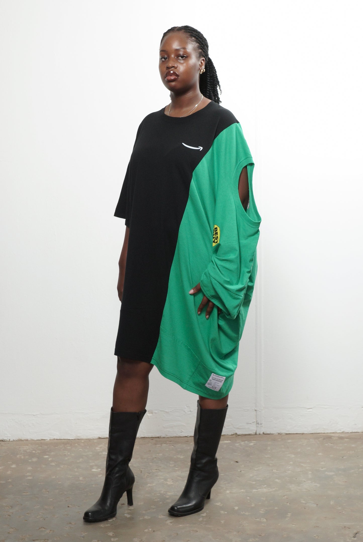 Owalo Double Neck T-shirt Dress