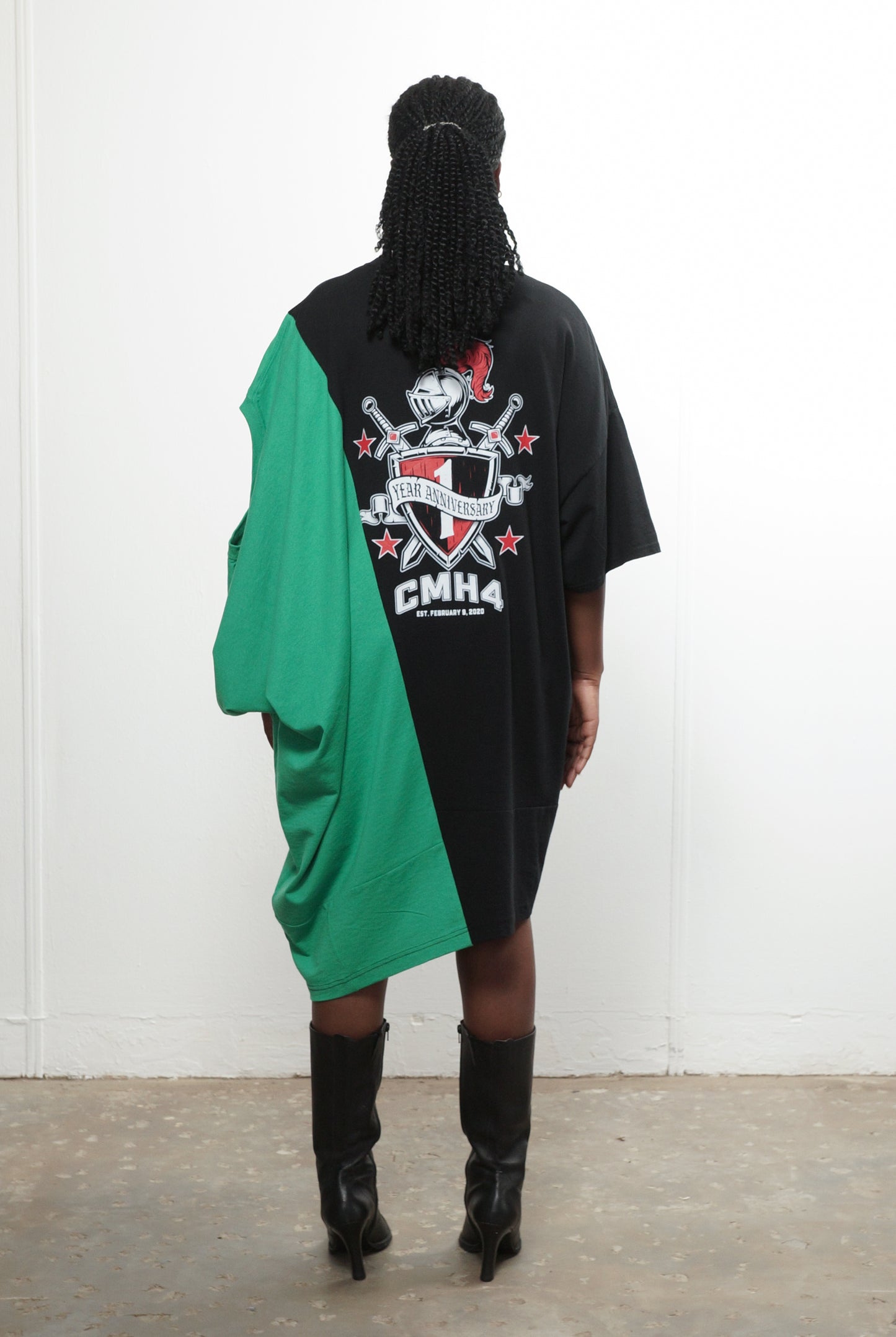Owalo Double Neck T-shirt Dress