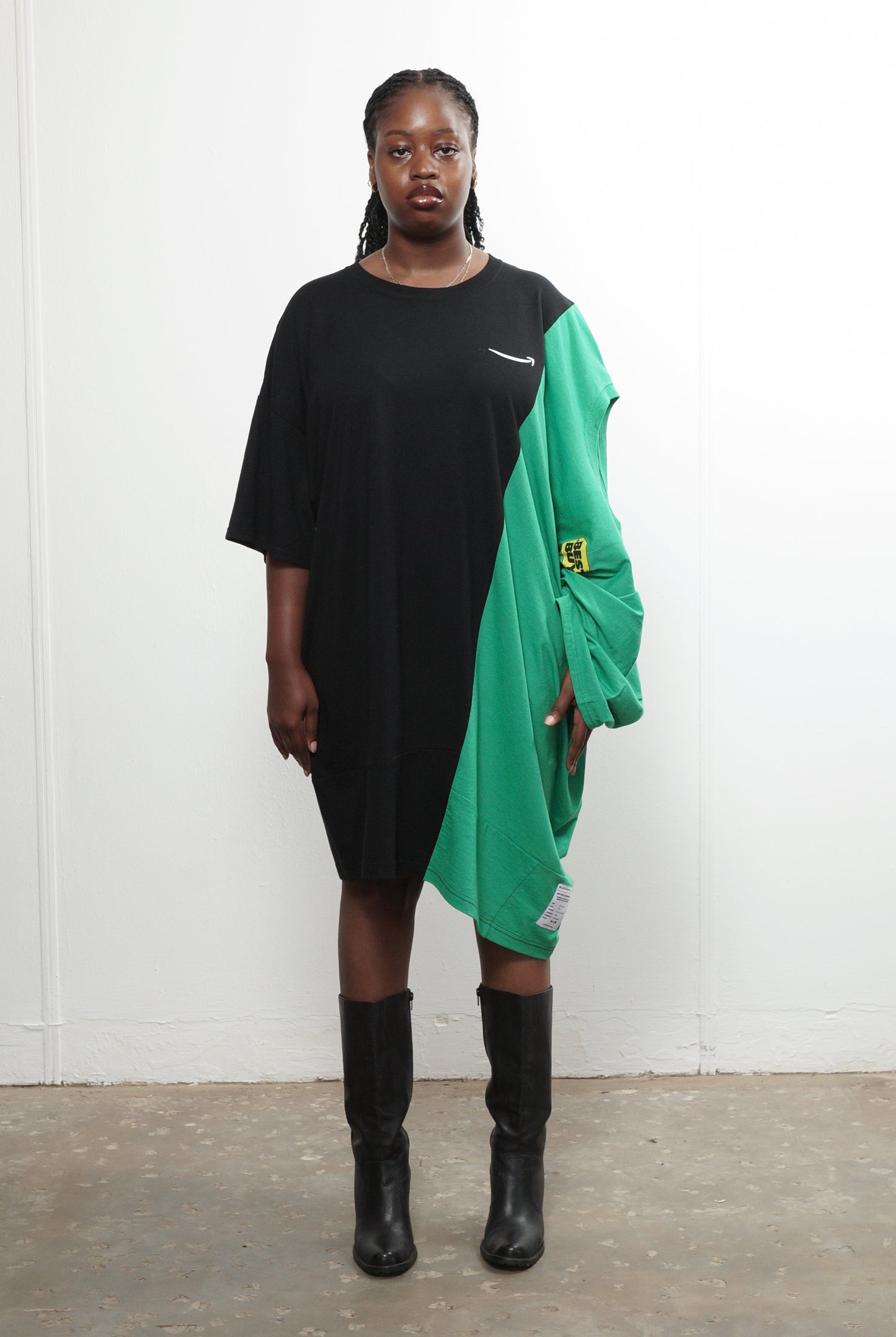 Owalo Double Neck T-shirt Dress