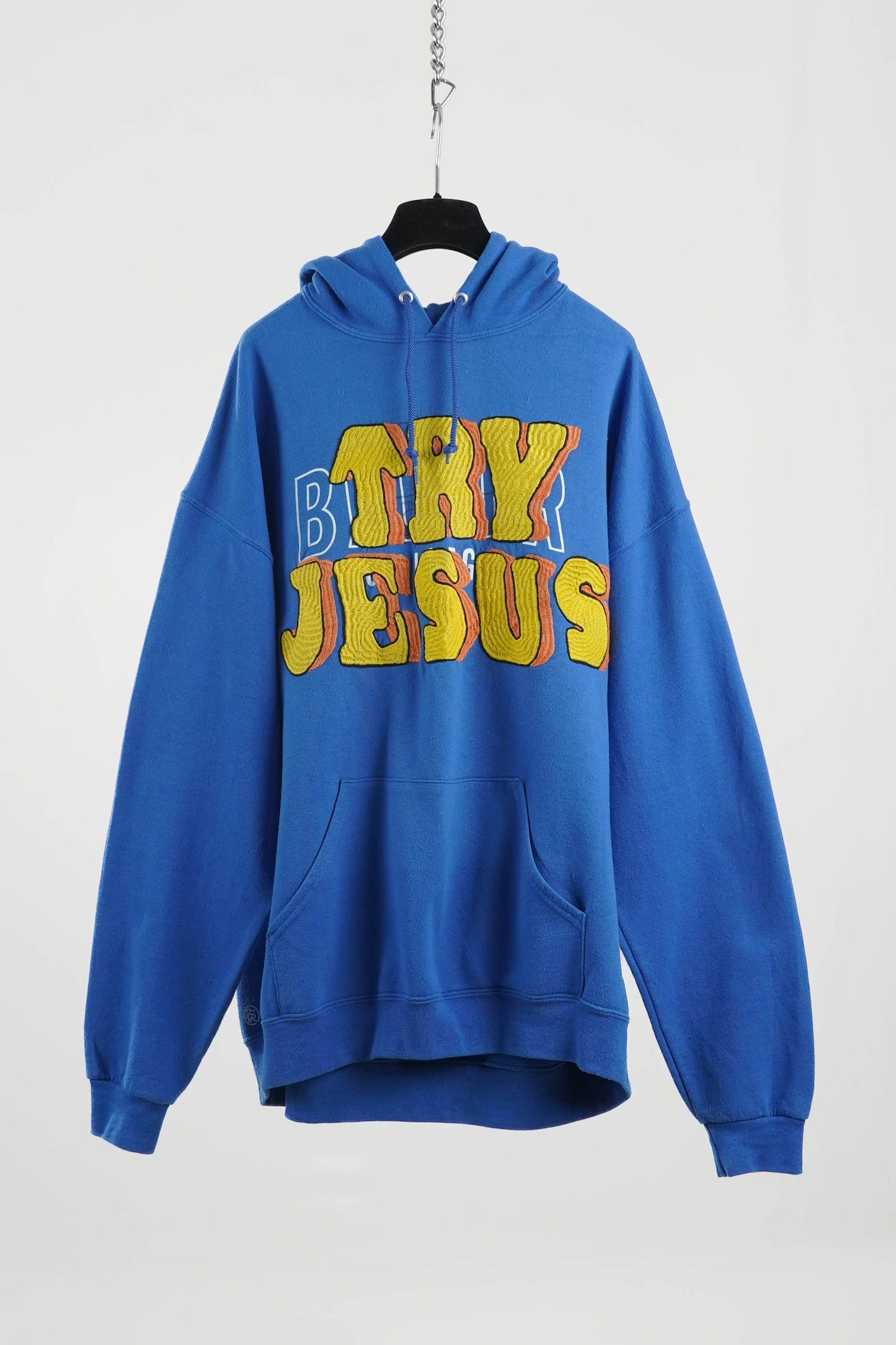 TRY JESUS EMBROIDERED HOODIE RTS11-5