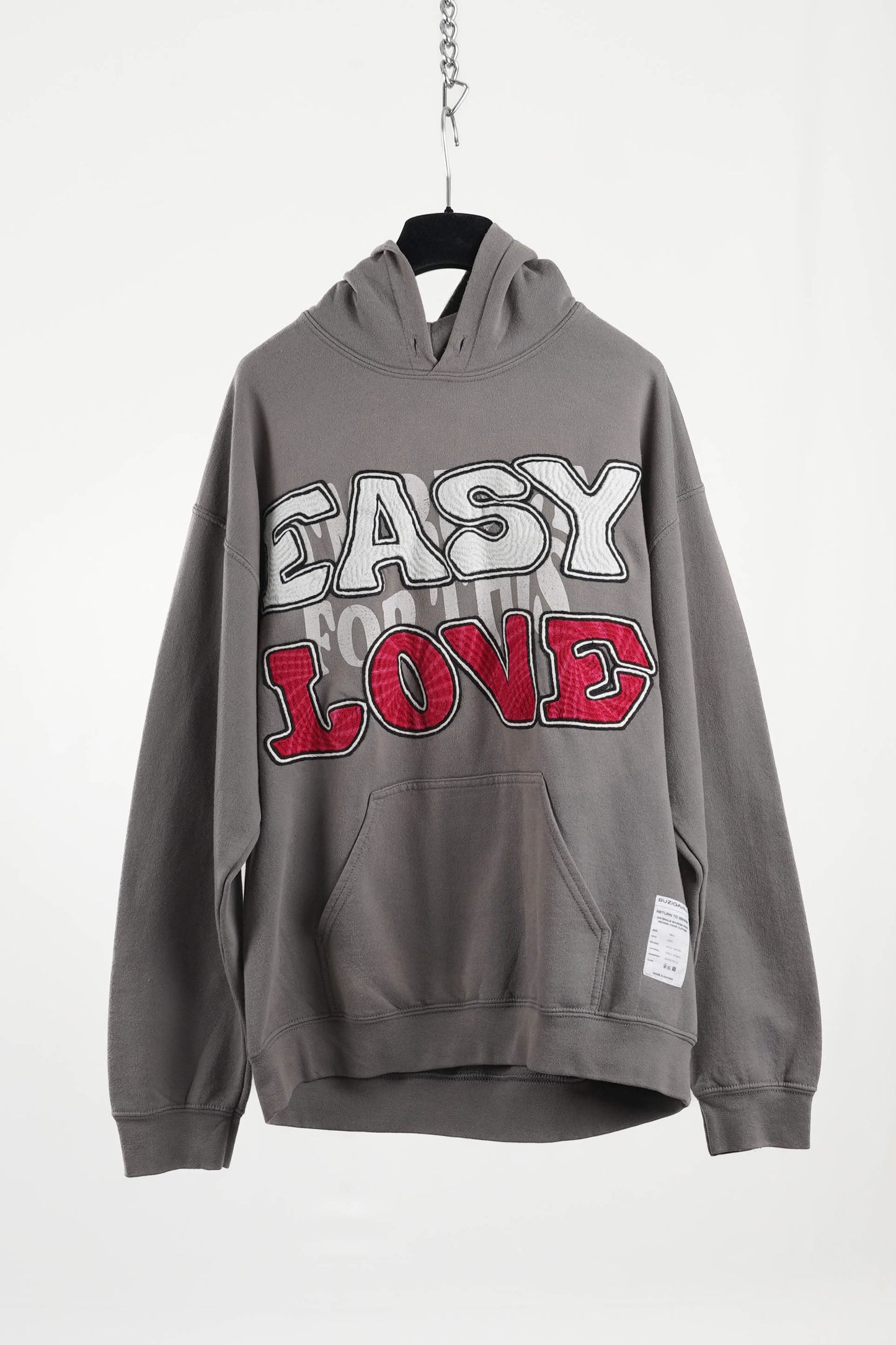 EASY LOVE EMBROIDERED HOODIE RTS11-1
