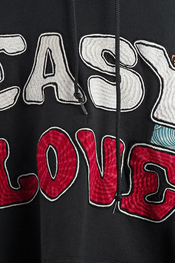 EASY LOVE EMBROIDERED HOODIE RTS11-2