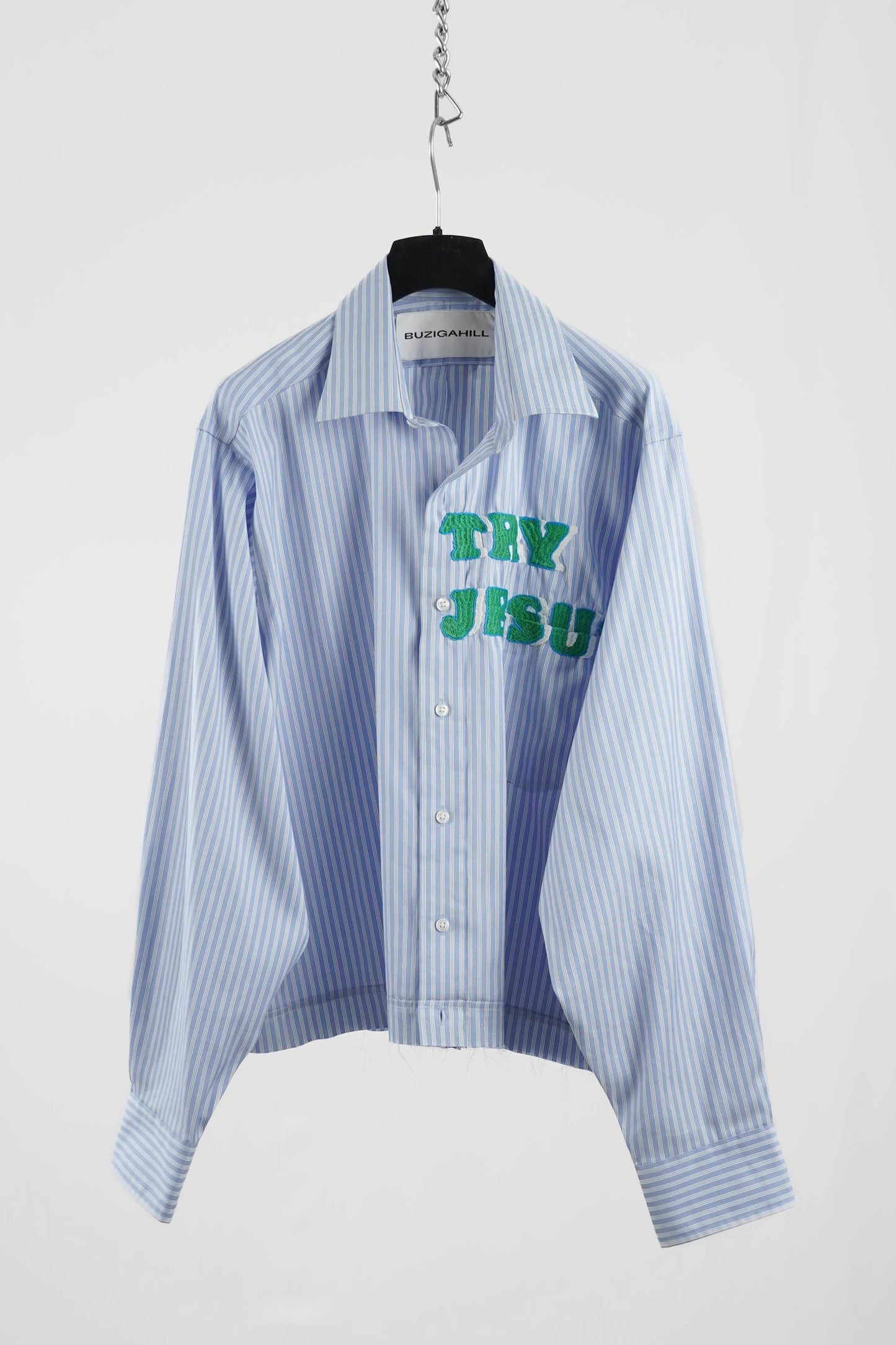 TRY JESUS EMBROIDERED SHIRT RTS11-2