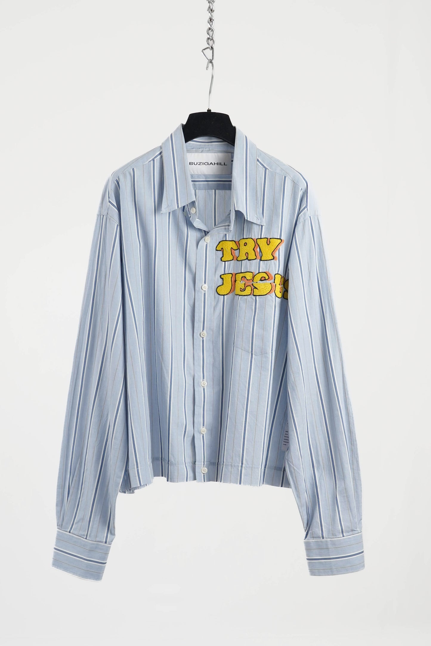 TRY JESUS EMBROIDERED SHIRT RTS11-5