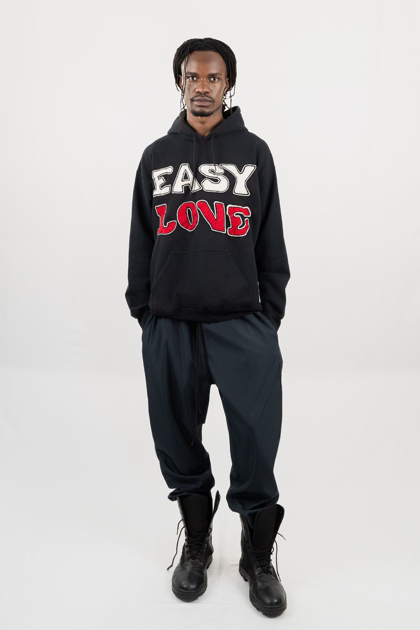 EASY LOVE EMBROIDERED HOODIE RTS11-5