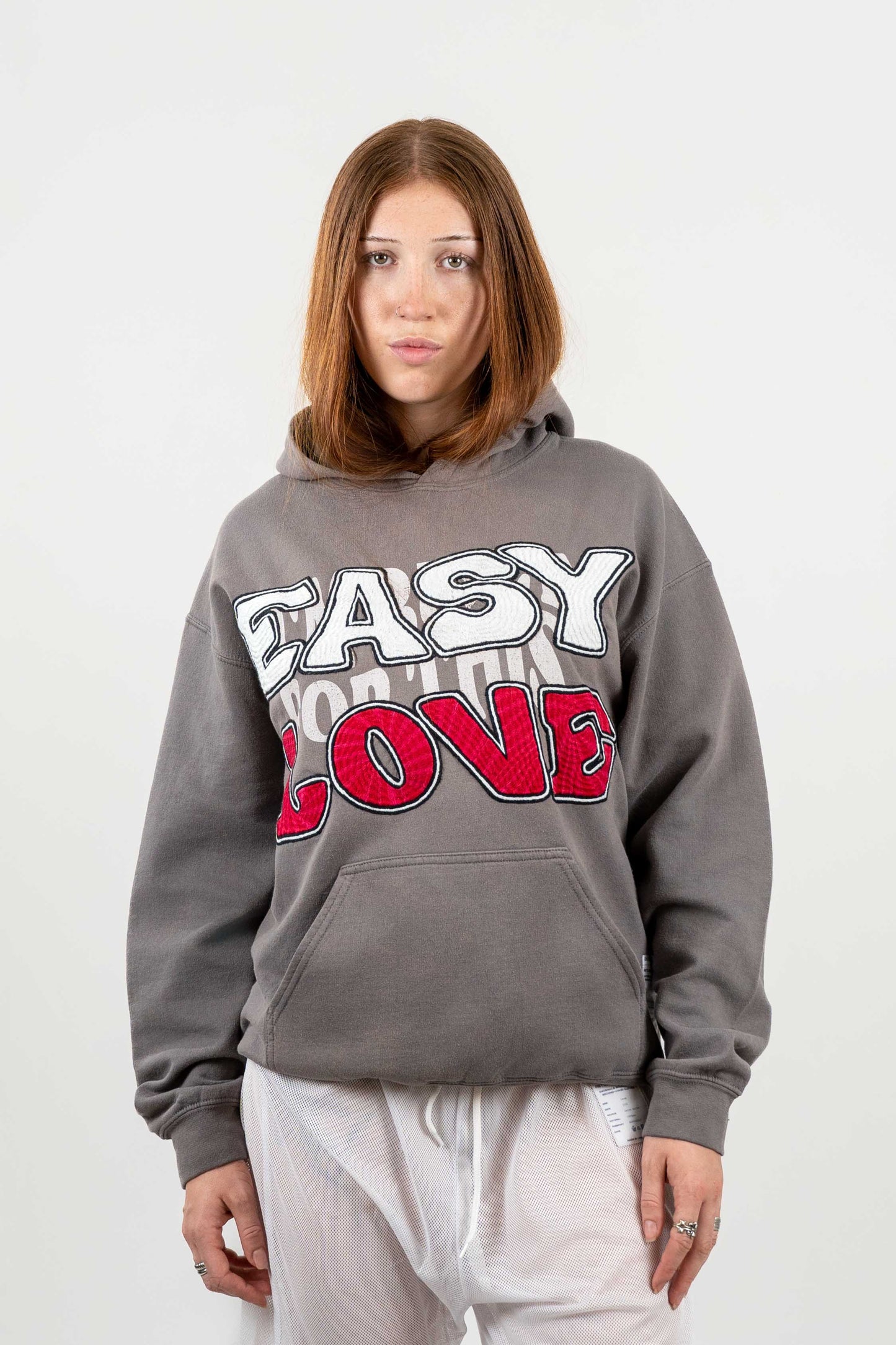 EASY LOVE EMBROIDERED HOODIE RTS11-1