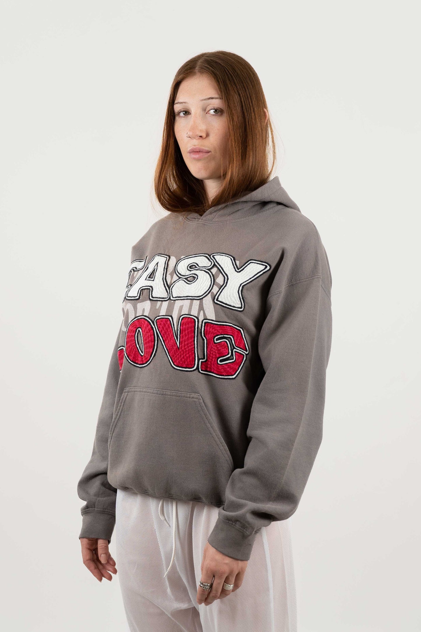 EASY LOVE EMBROIDERED HOODIE RTS11-1