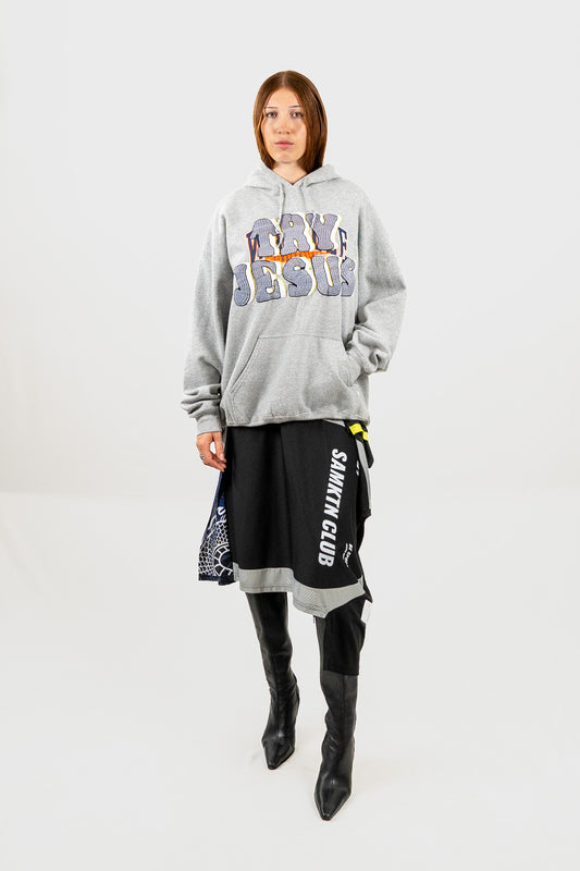 TRY JESUS EMBROIDERED HOODIE RTS11-6