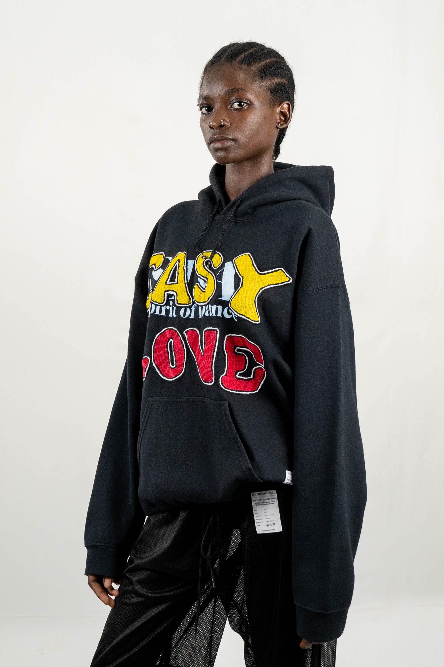 EASY LOVE EMBROIDERED HOODIE RTS11-3
