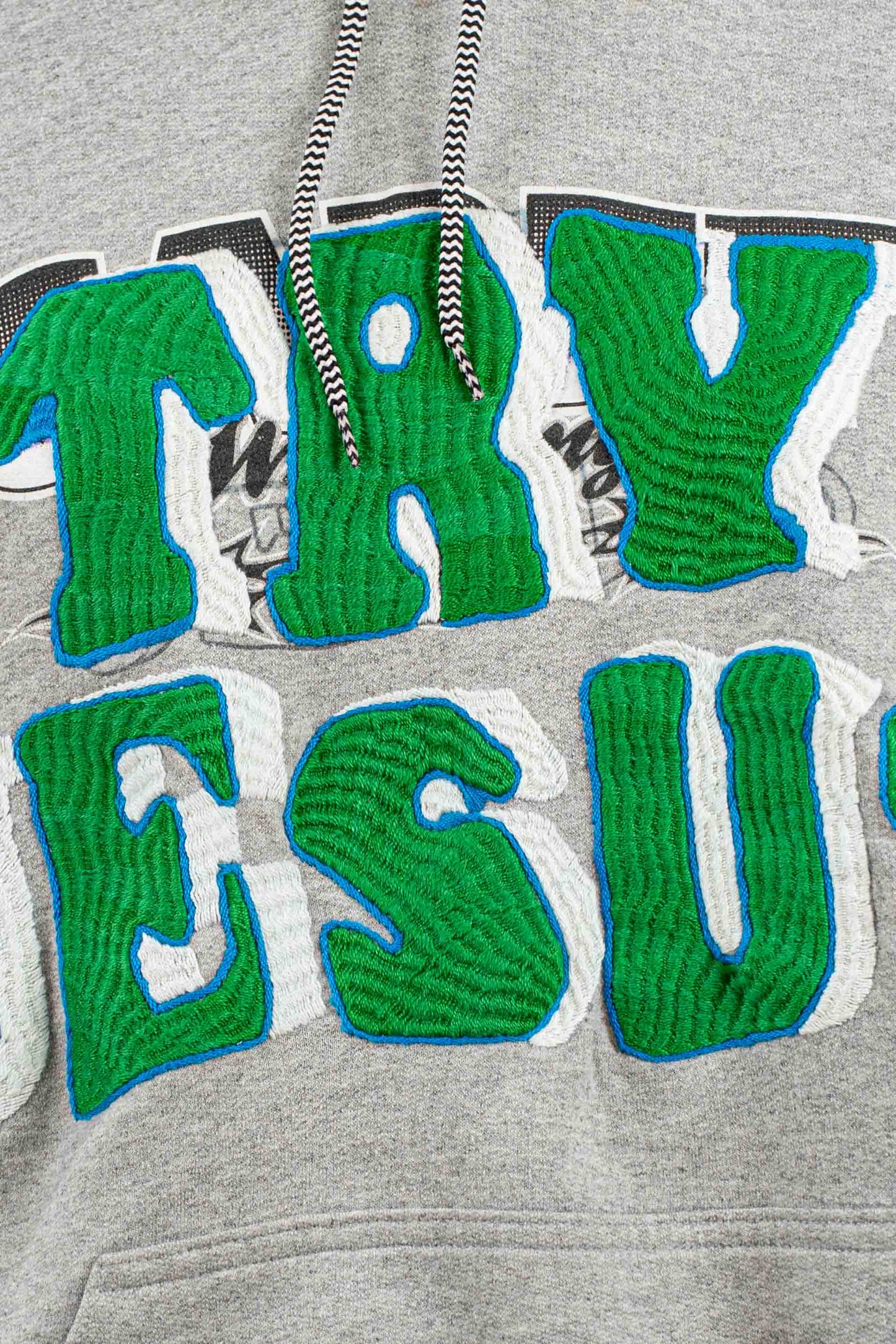 TRY JESUS EMBROIDERED HOODIE RTS11-3