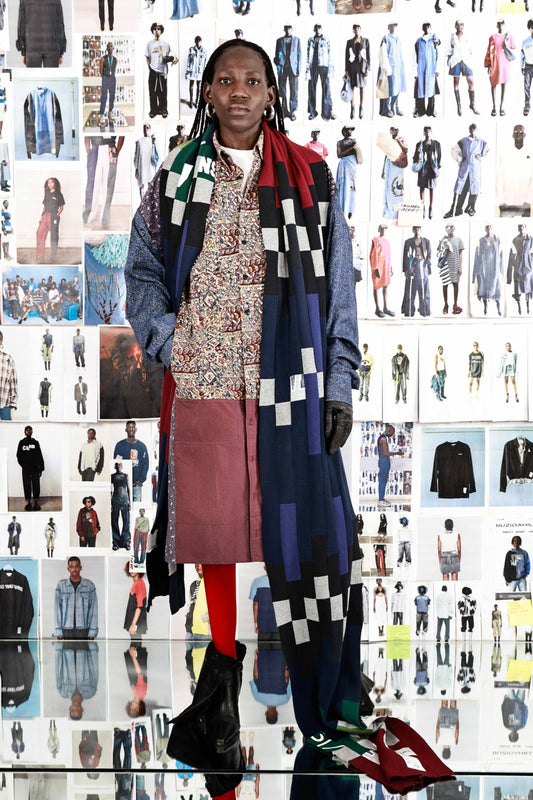 MAXI PUZZLE SCARF
