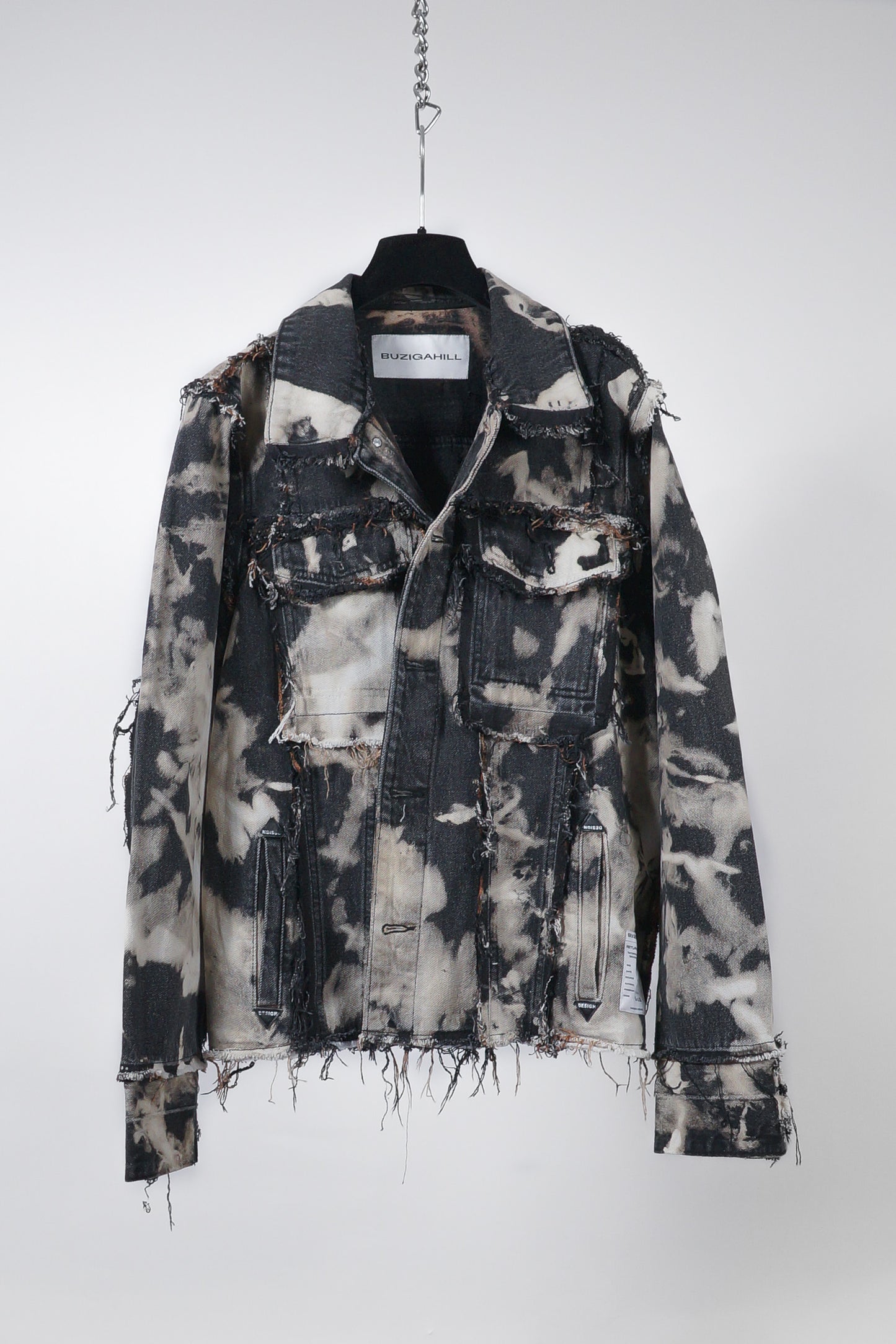 BLEACHED REVERSED DENIM JACKET RTS12-2