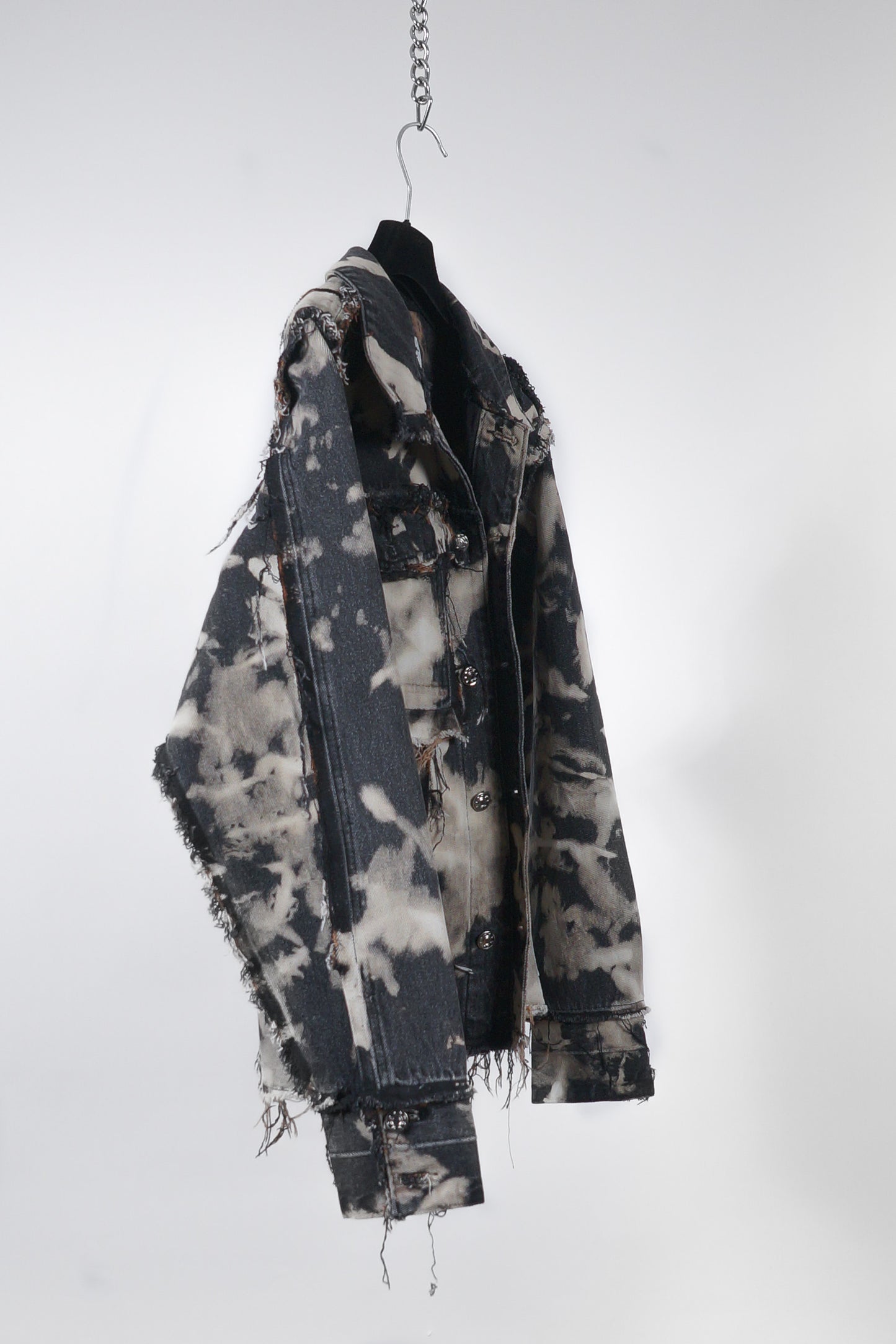 BLEACHED REVERSED DENIM JACKET RTS12-2