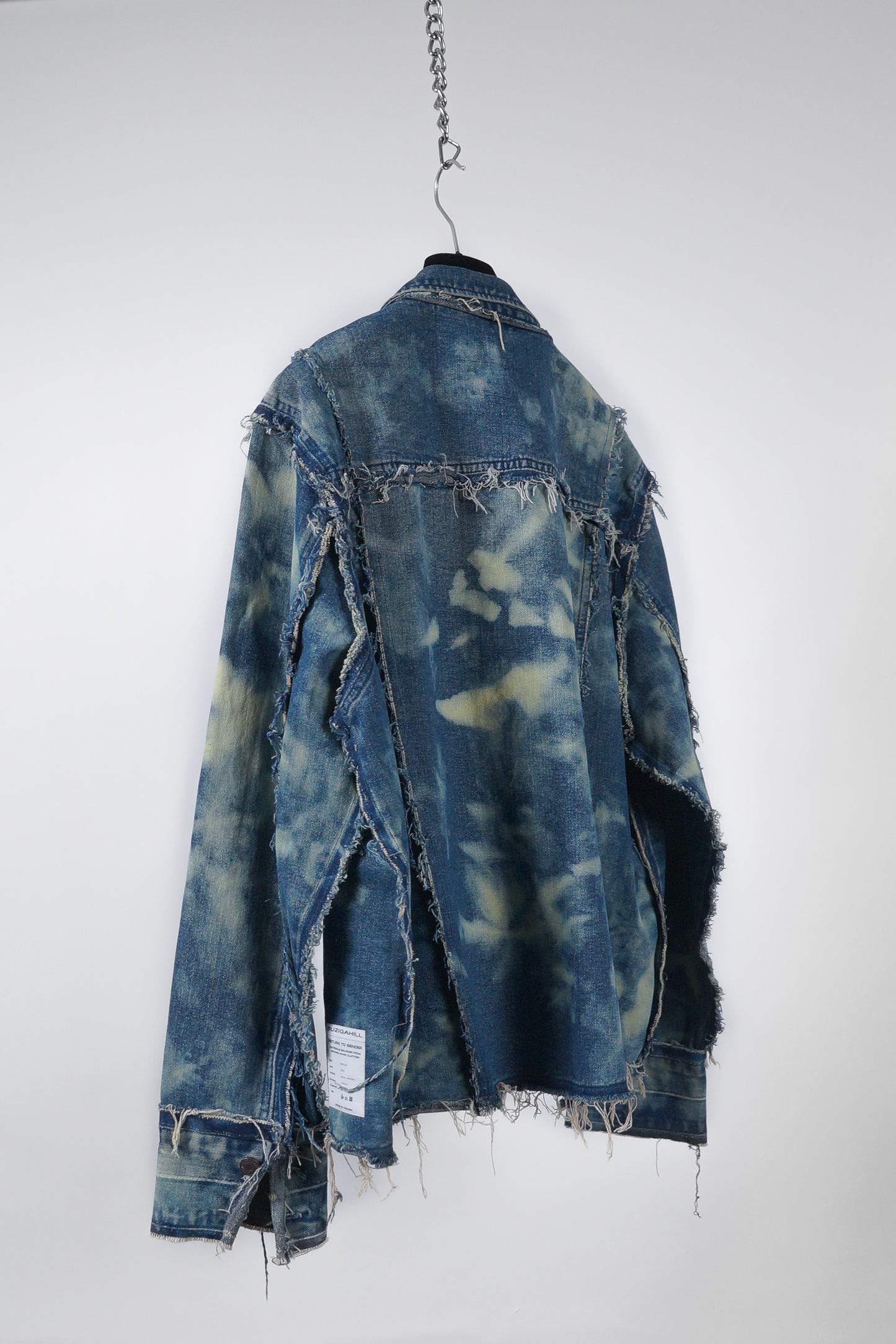 BLEACHED REVERSED DENIM JACKET RTS12-3