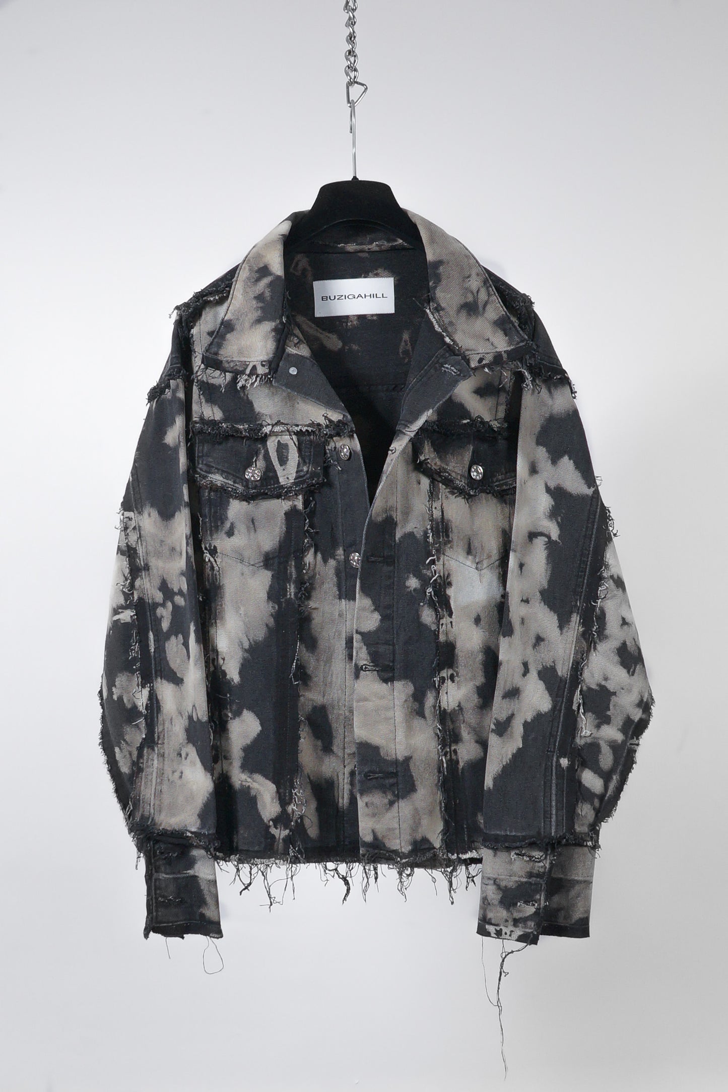 BLEACHED REVERSED DENIM JACKET RTS12-1