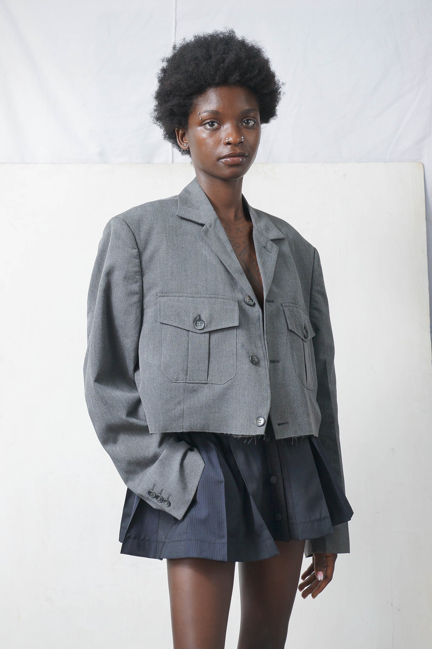 KAUNDA CROPPED SUIT JACKET RTS13-1