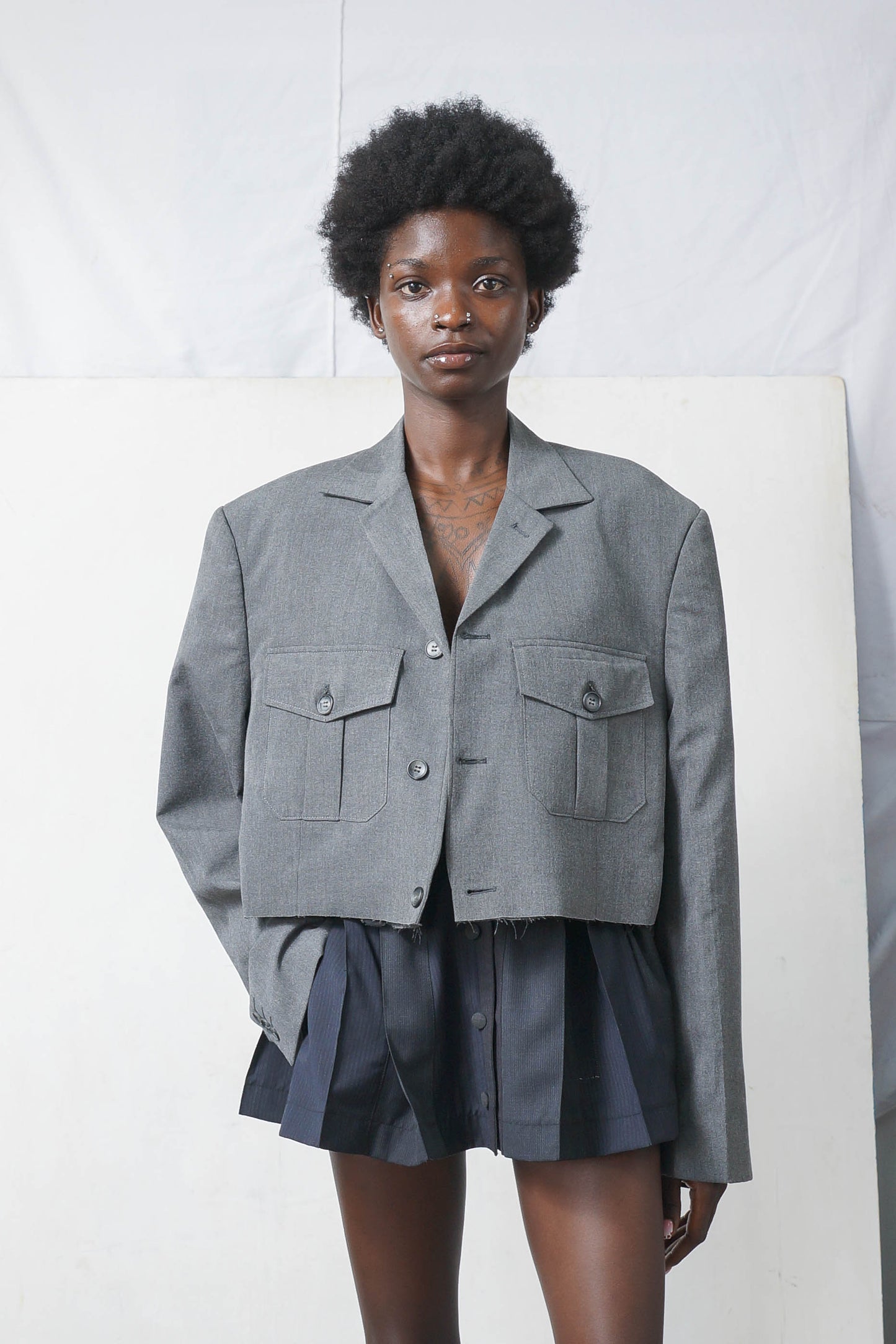 KAUNDA CROPPED SUIT JACKET RTS13-1
