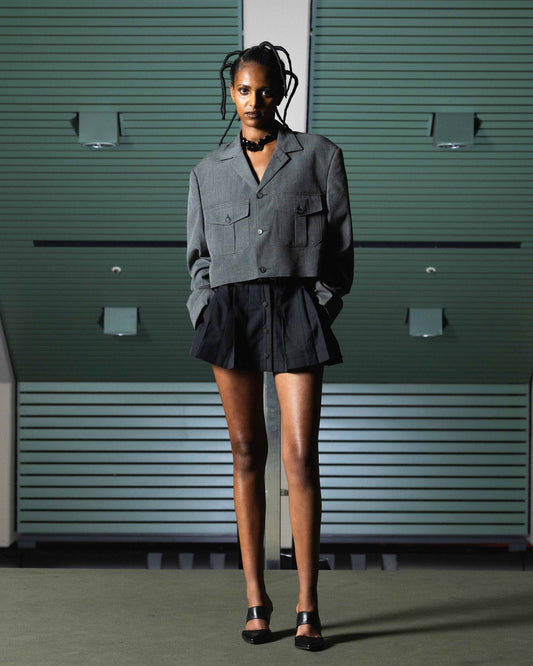 KAUNDA CROPPED SUIT JACKET