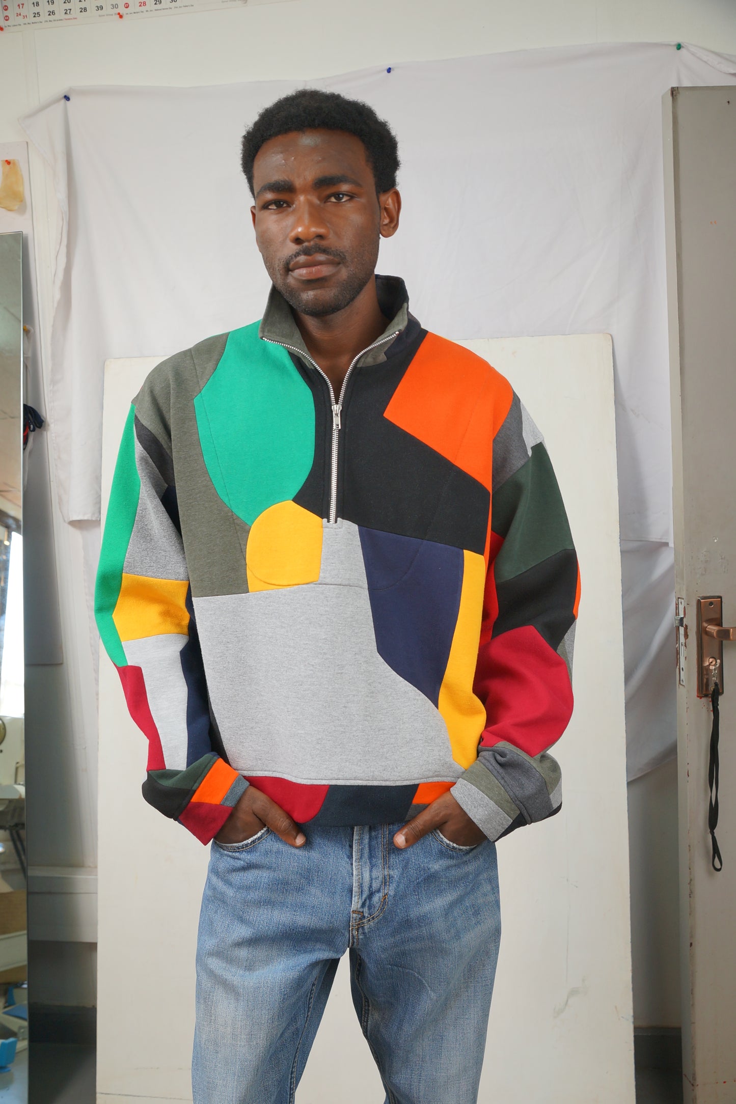 BODA PATCHWORK SWEATSHIRT