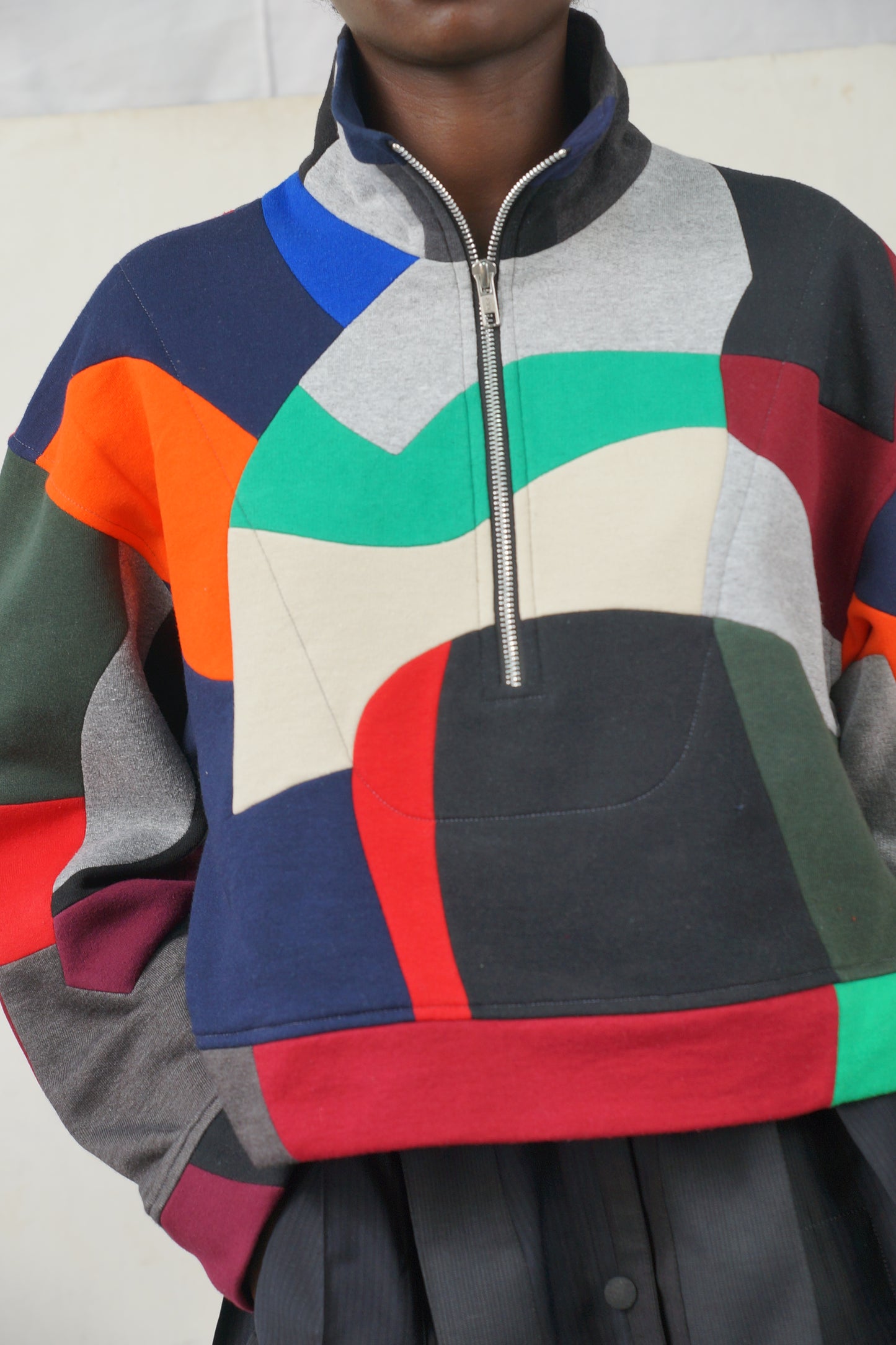 BODA PATCHWORK SWEATSHIRT