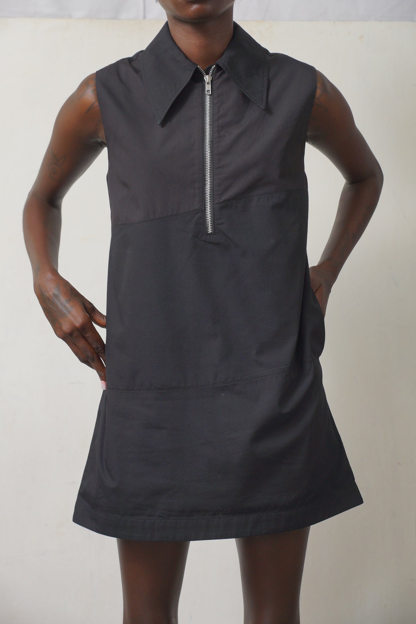 STRAIGHT PATCHWORK DRESS
