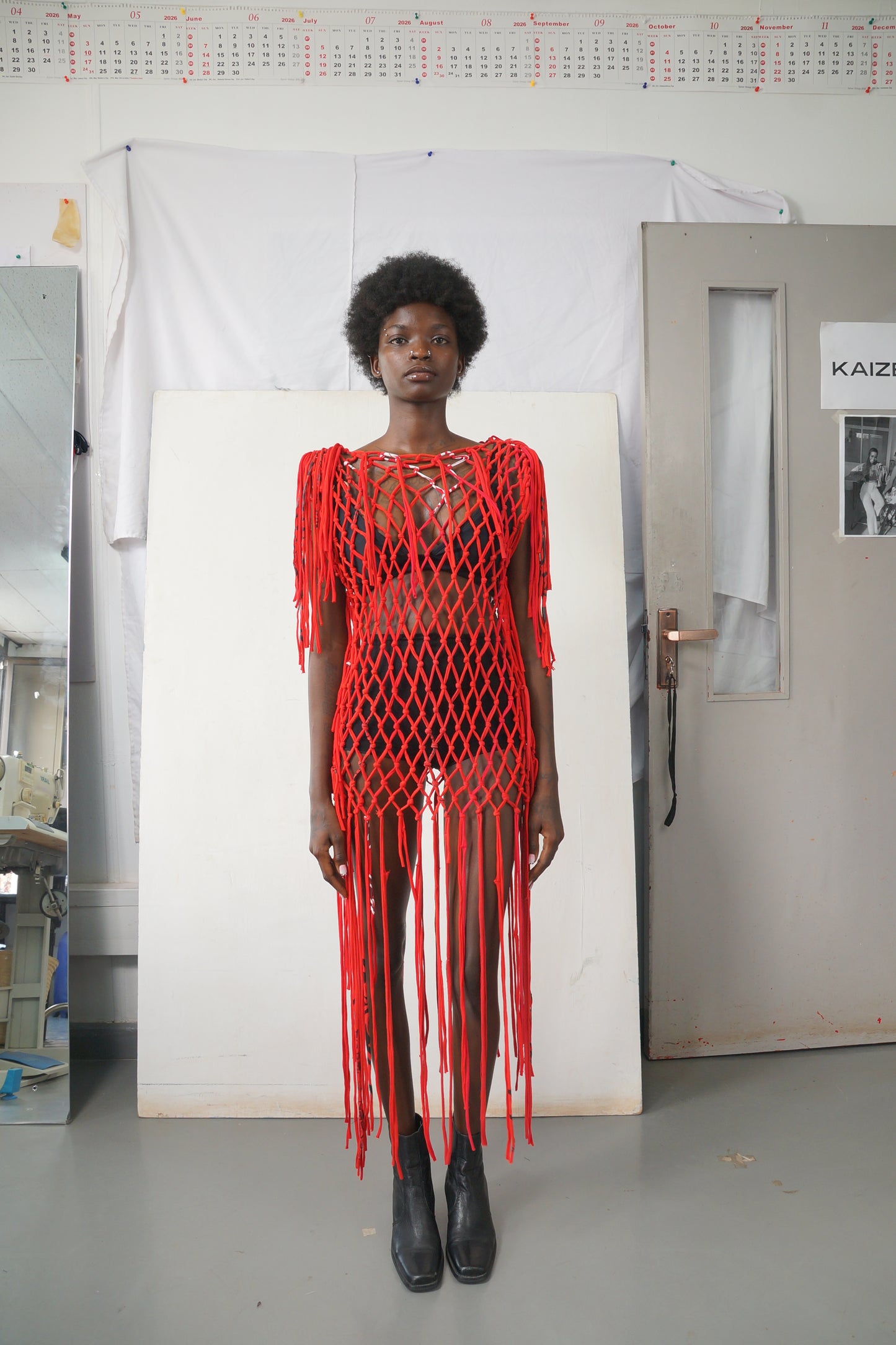 FRINGED CHAINLINK DRESSES