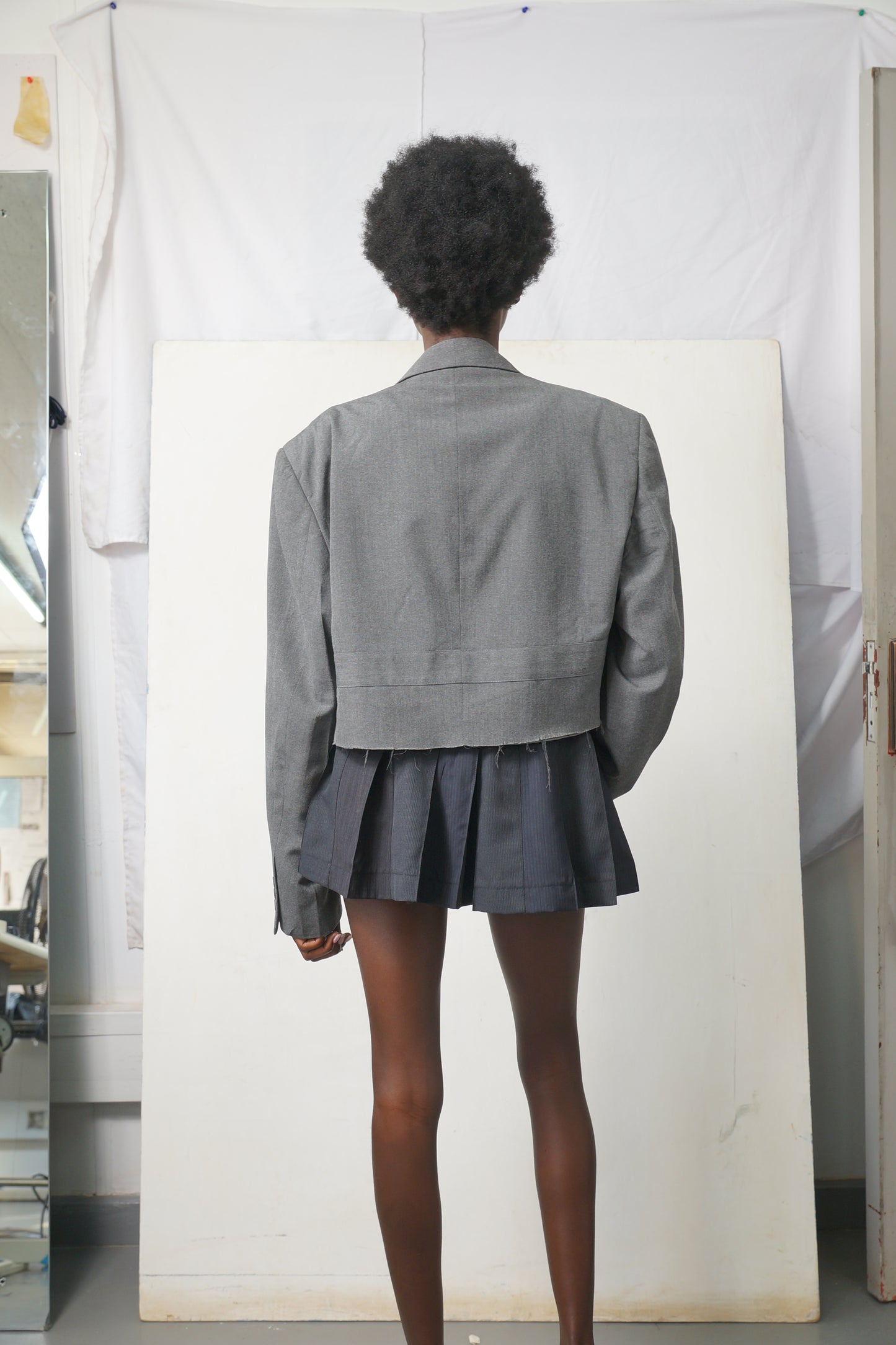KAUNDA CROPPED SUIT JACKET