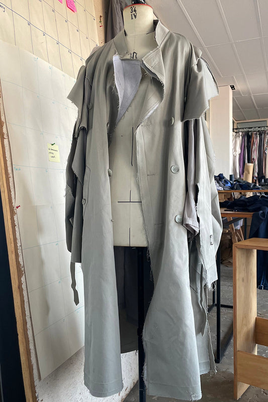 REVERSED TRENCH COATS